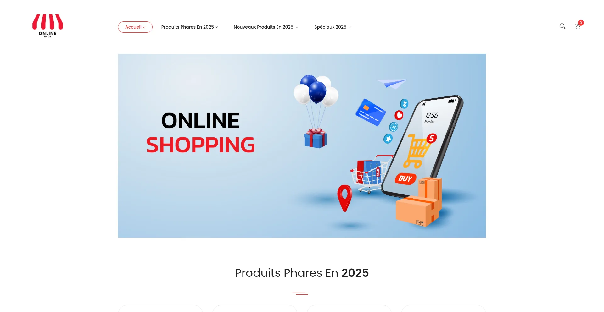 Website screenshot of Weshophotfr.top