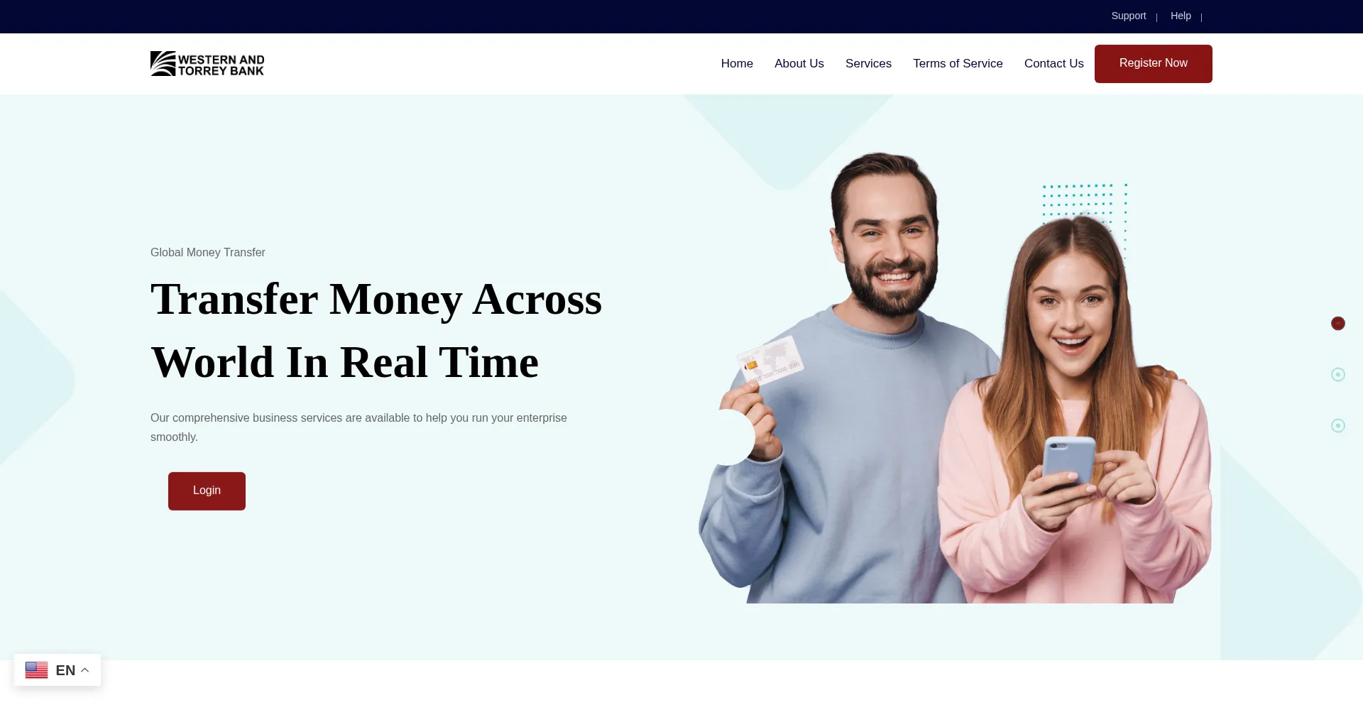 Website screenshot of Westernandtorrey.com