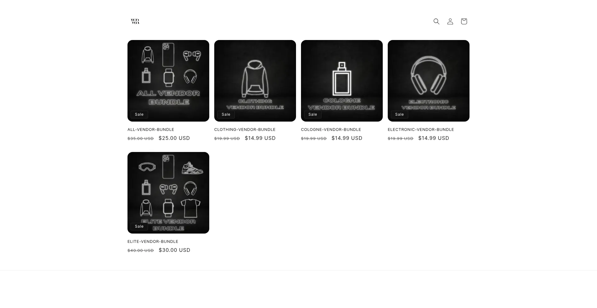 Website screenshot of Westresellz.com