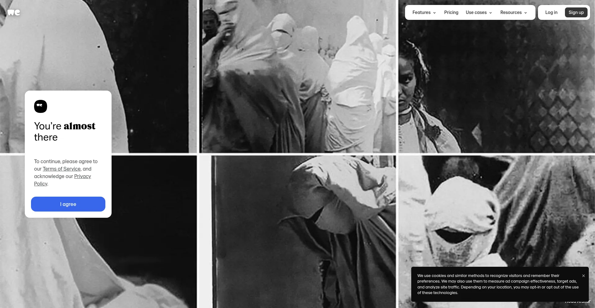 Wetransfer.com Screenshot