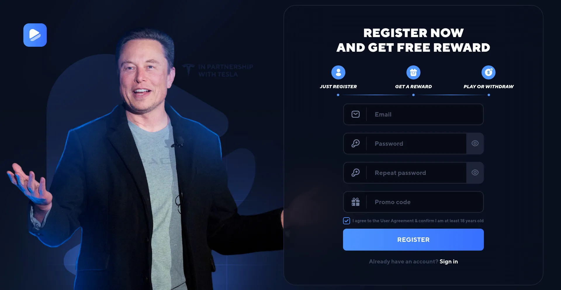 Website screenshot of Wexfort.com