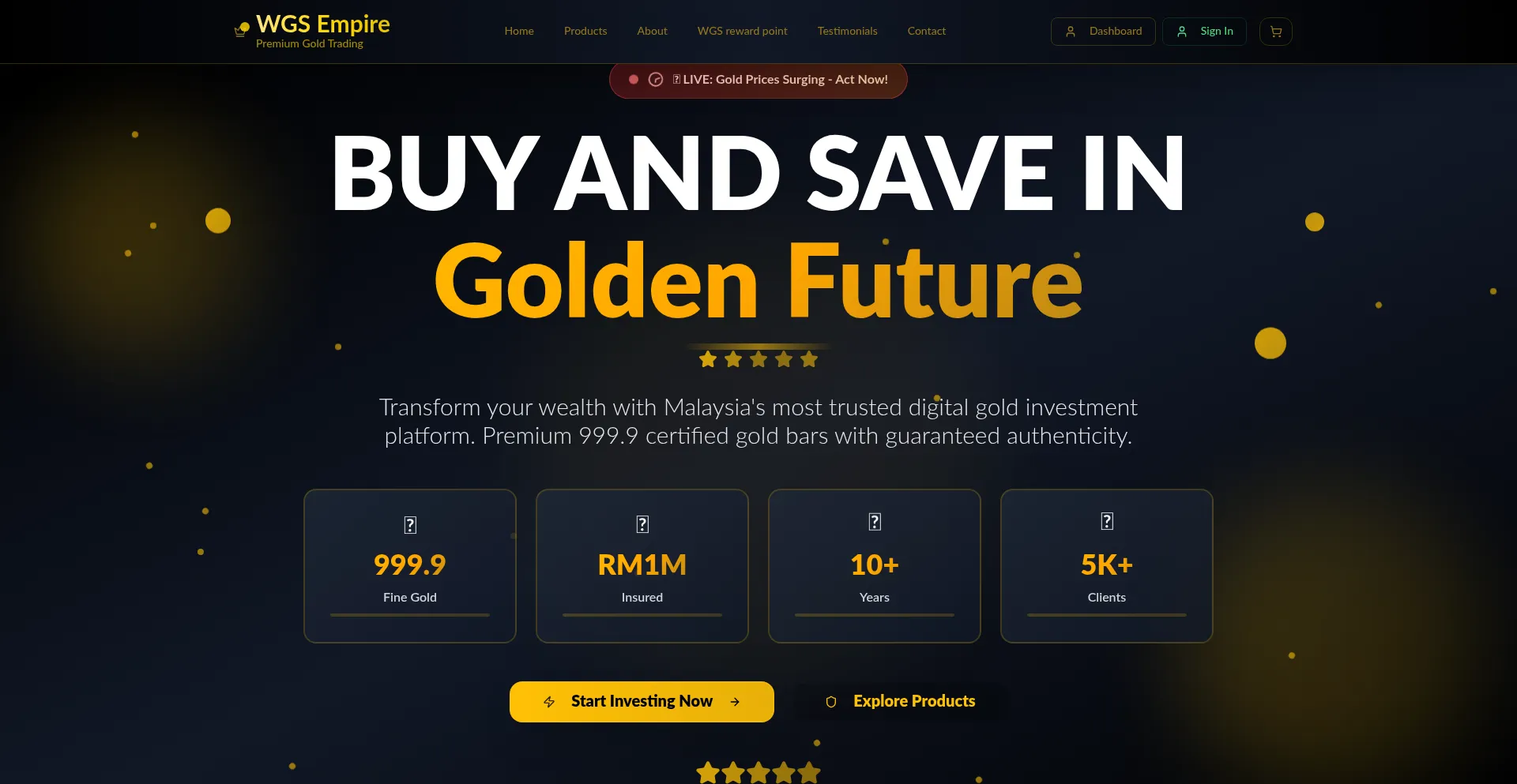 Wgsempire.com Screenshot