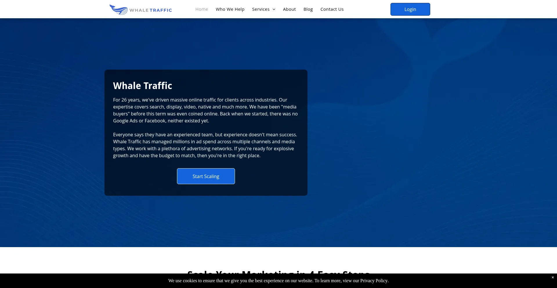 Whaletraffic.com Screenshot
