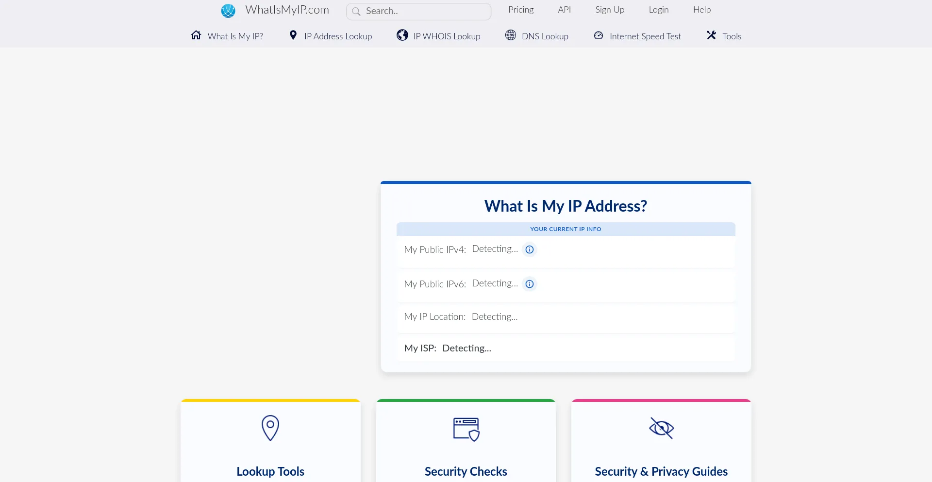 Whatismyip.com Screenshot