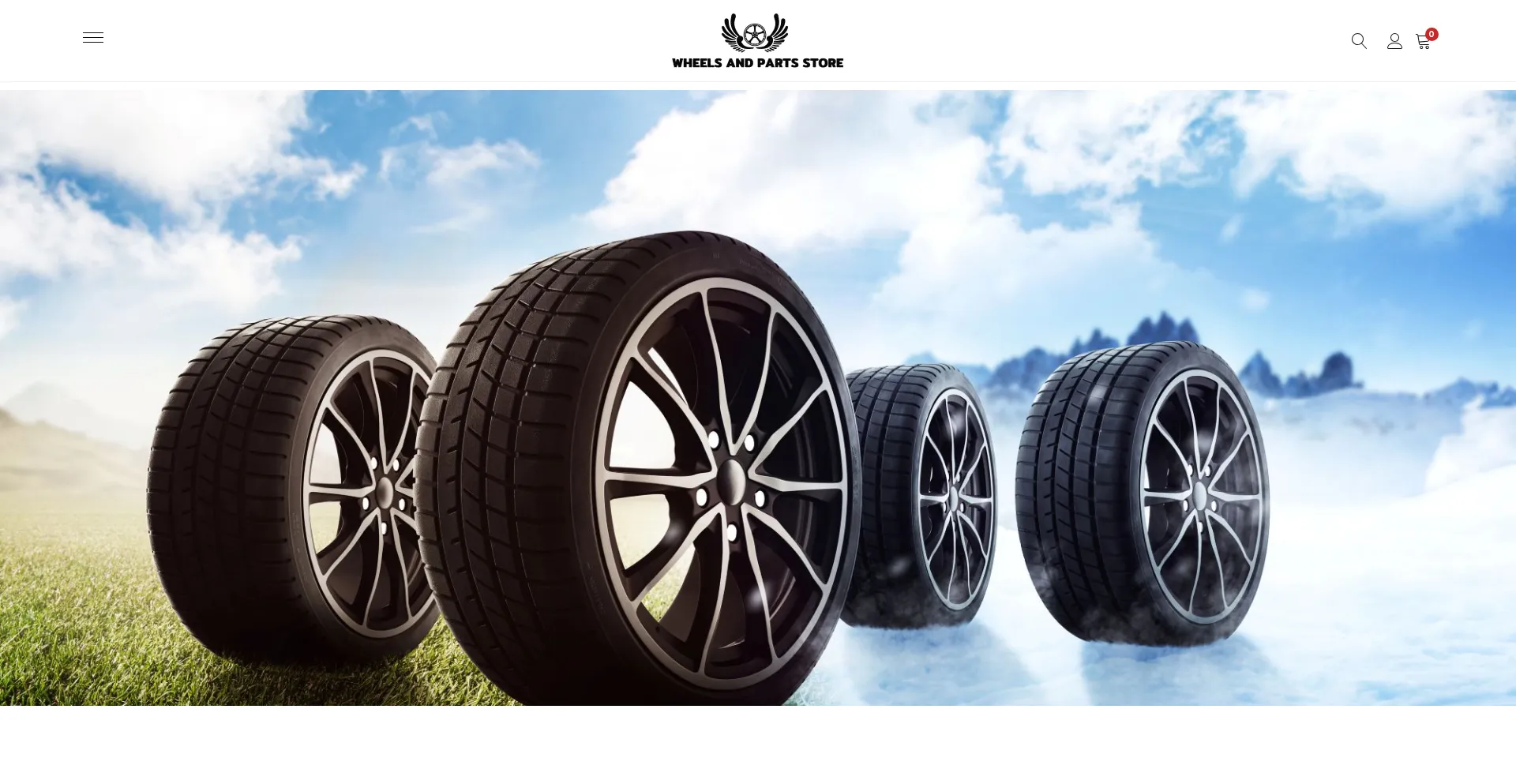 Website screenshot of Wheelsandpartsstore.com
