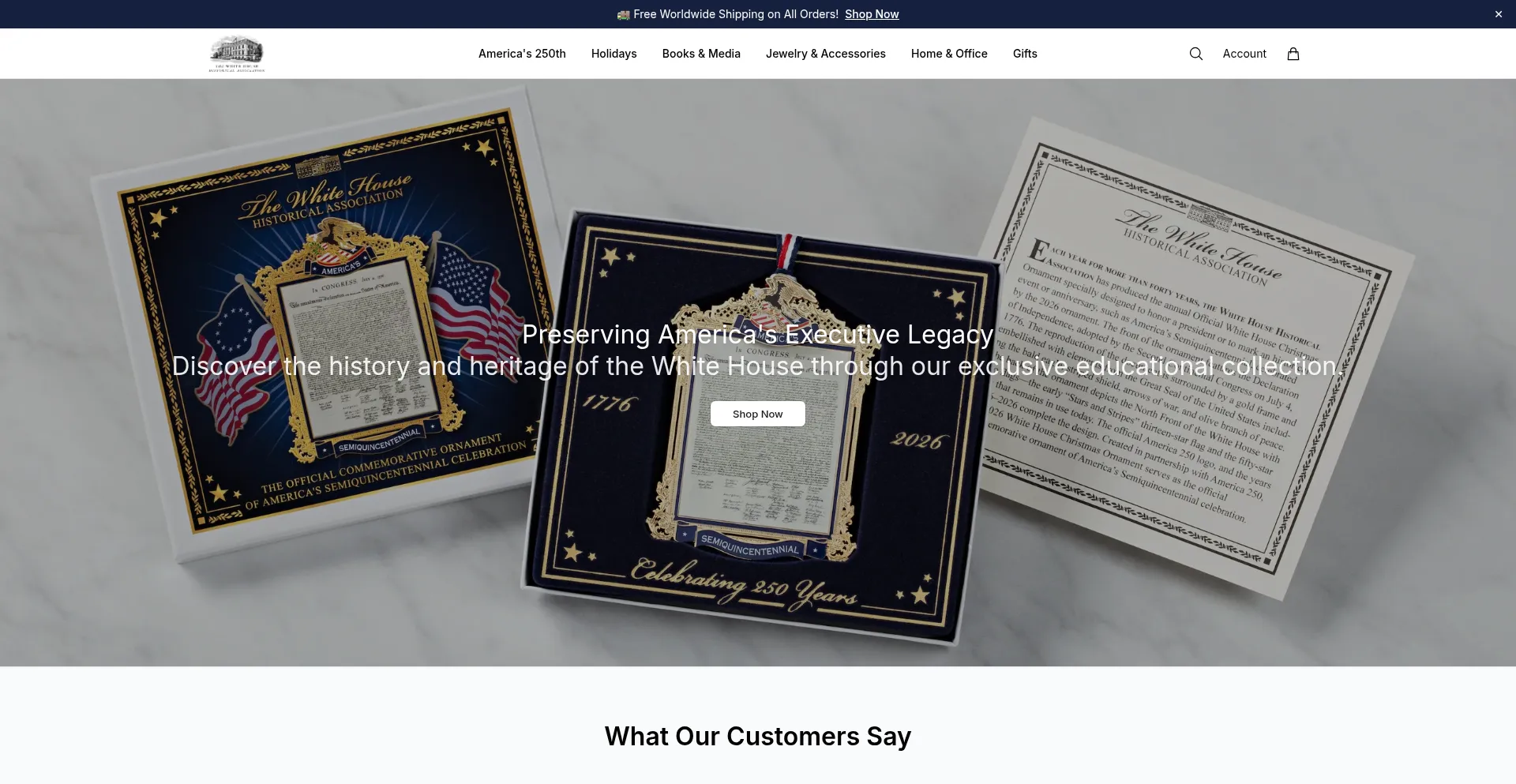 Whitehousehistoryshop.shop