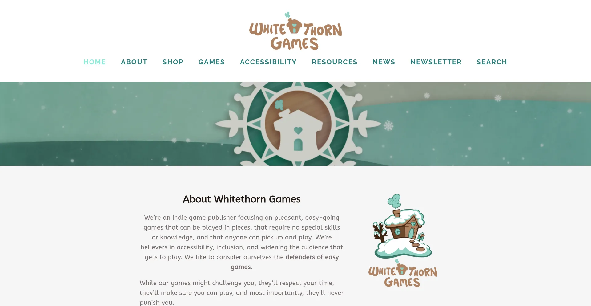 Whitethorngames.com Screenshot