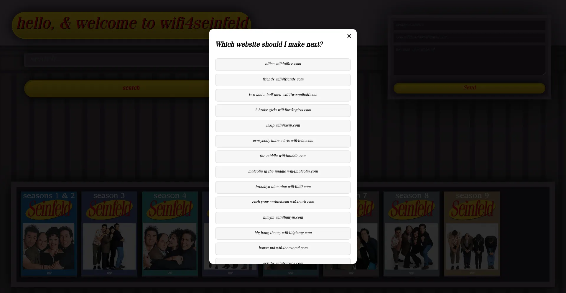 Wifi4seinfeld.com