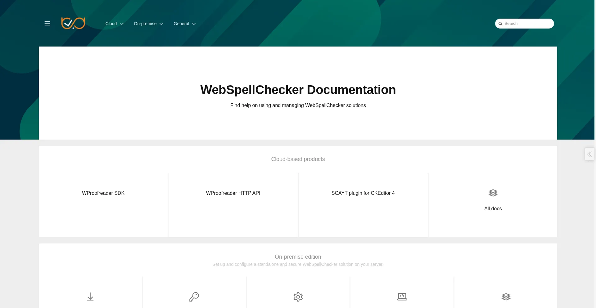 Website screenshot of Wiki.webspellchecker.net