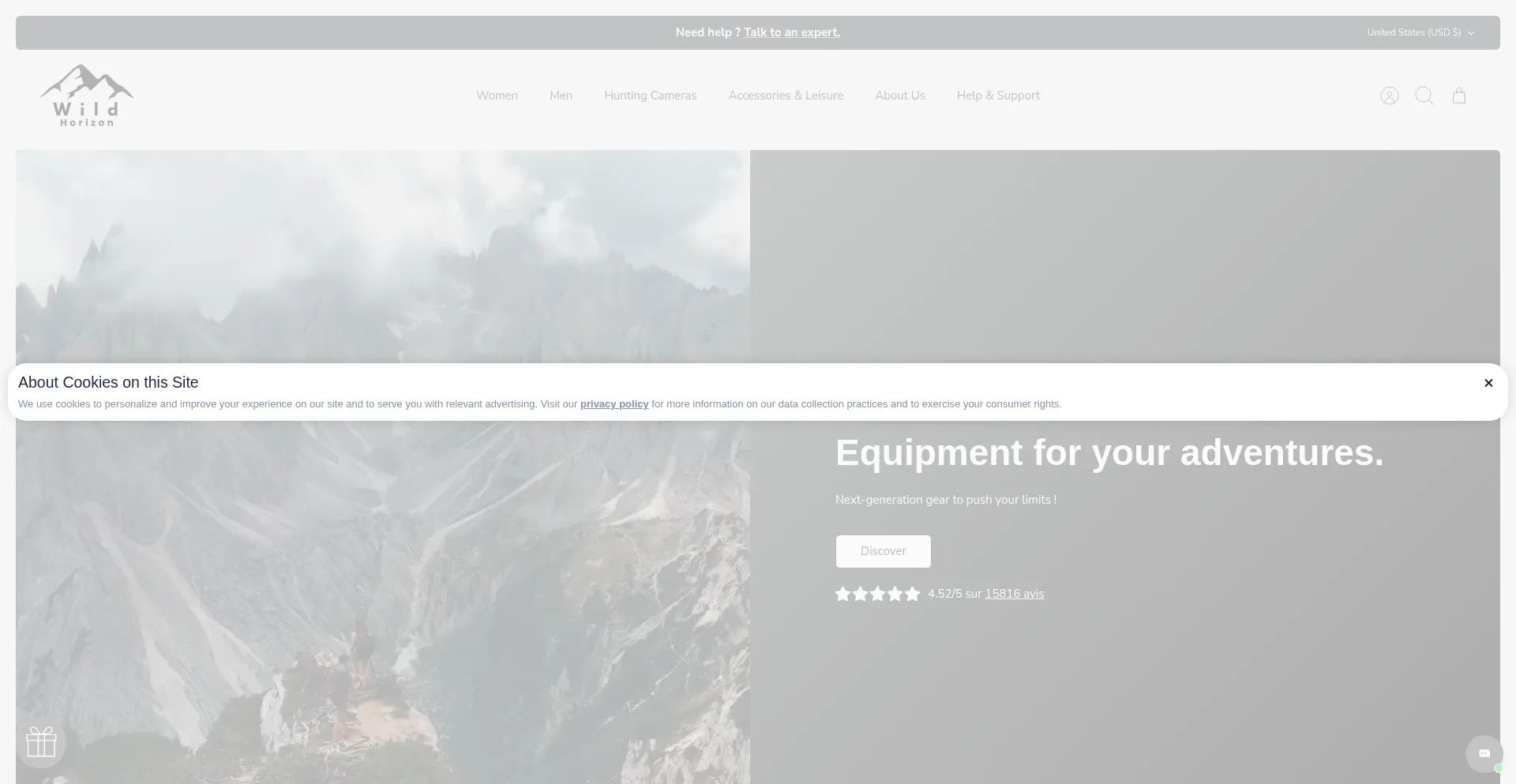 Wild-horizon.com Screenshot