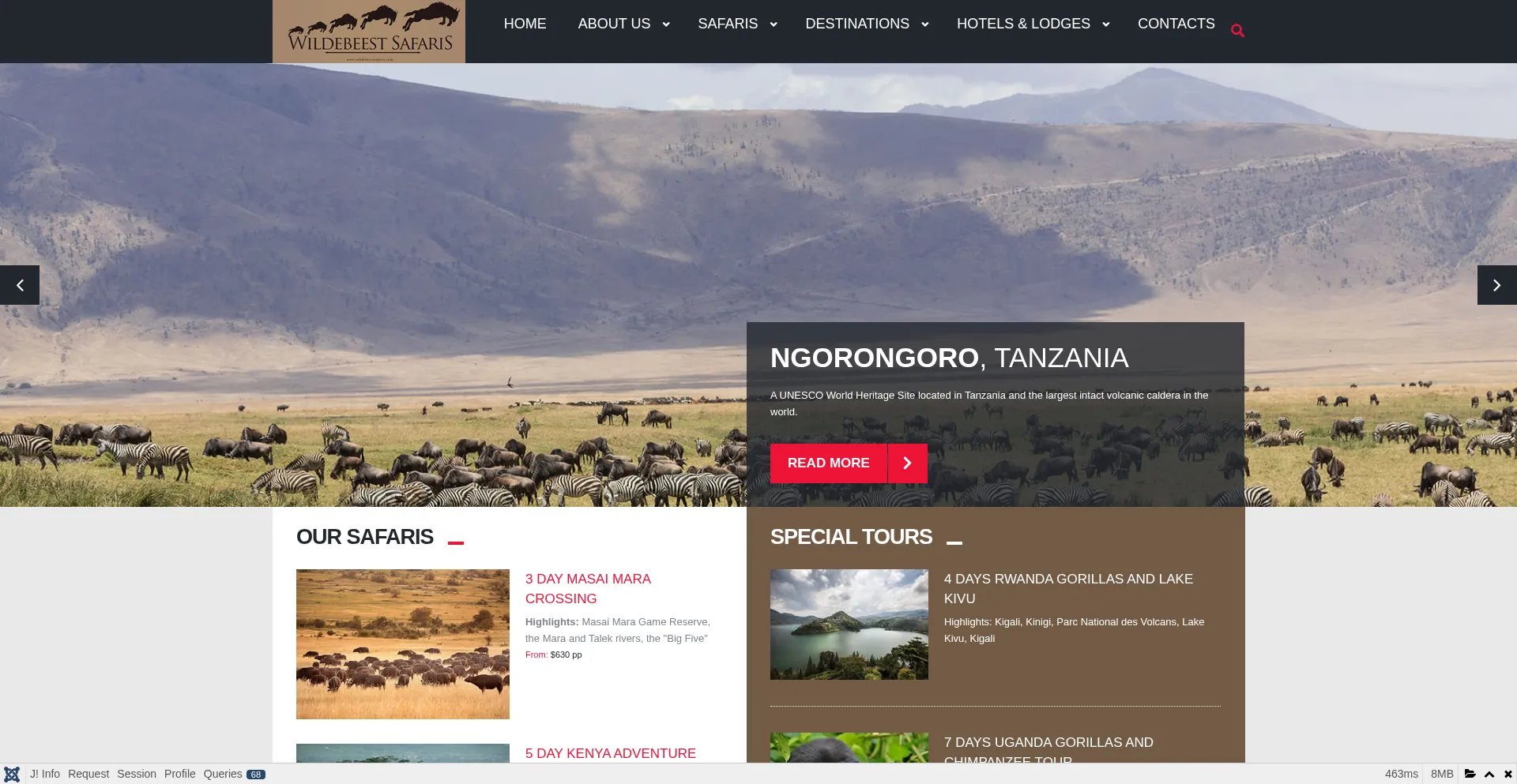 Is Wildebeestsafaris.com Safe?
