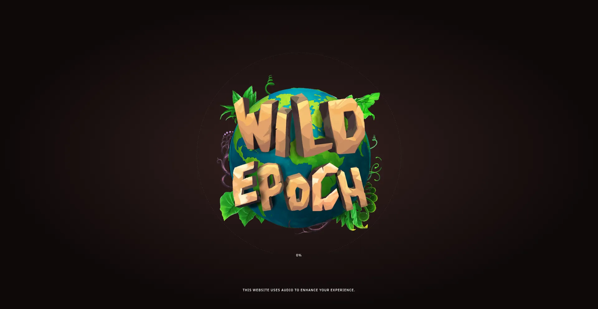 Website screenshot of Wildepoch.io