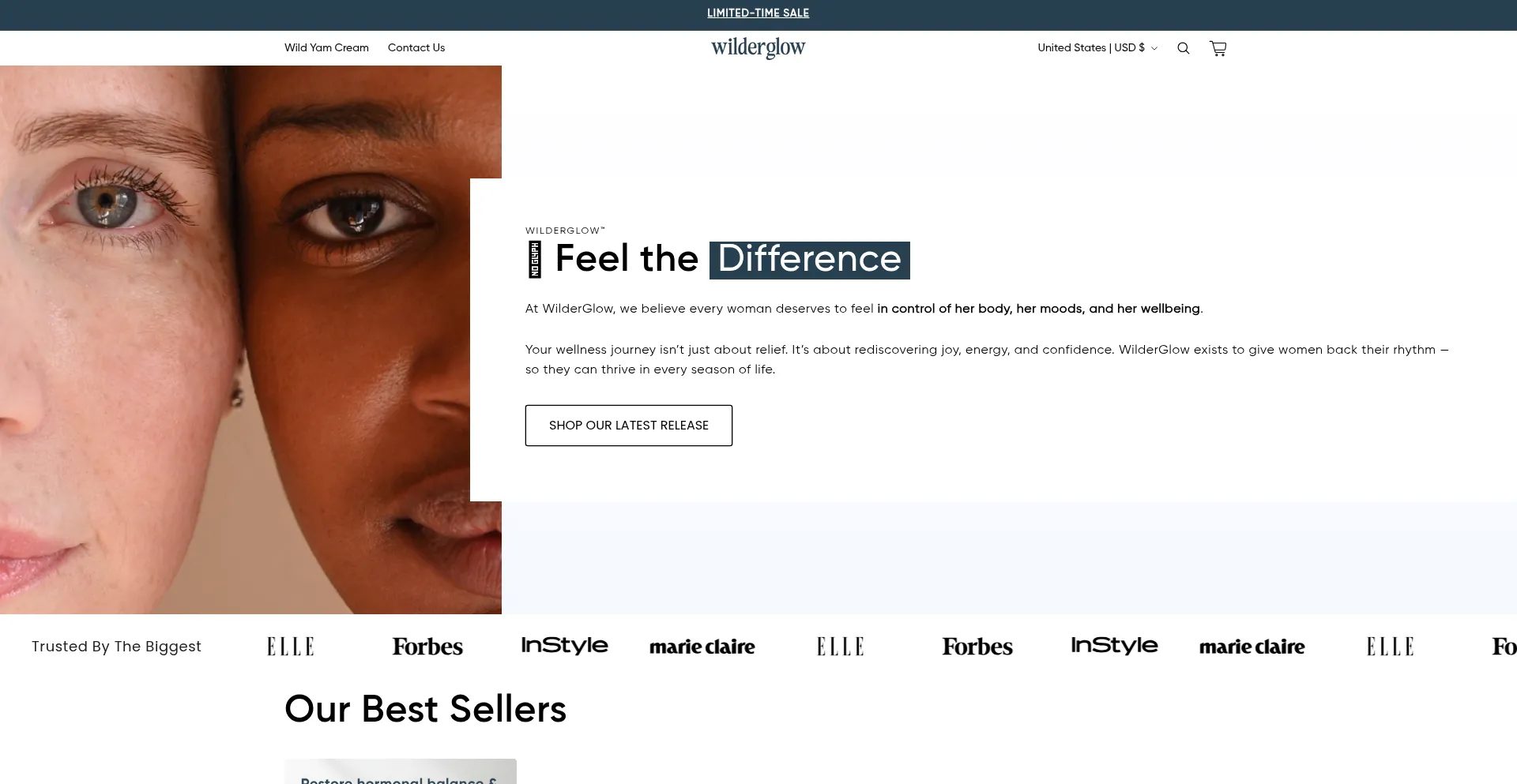 Wilderglow.com Screenshot