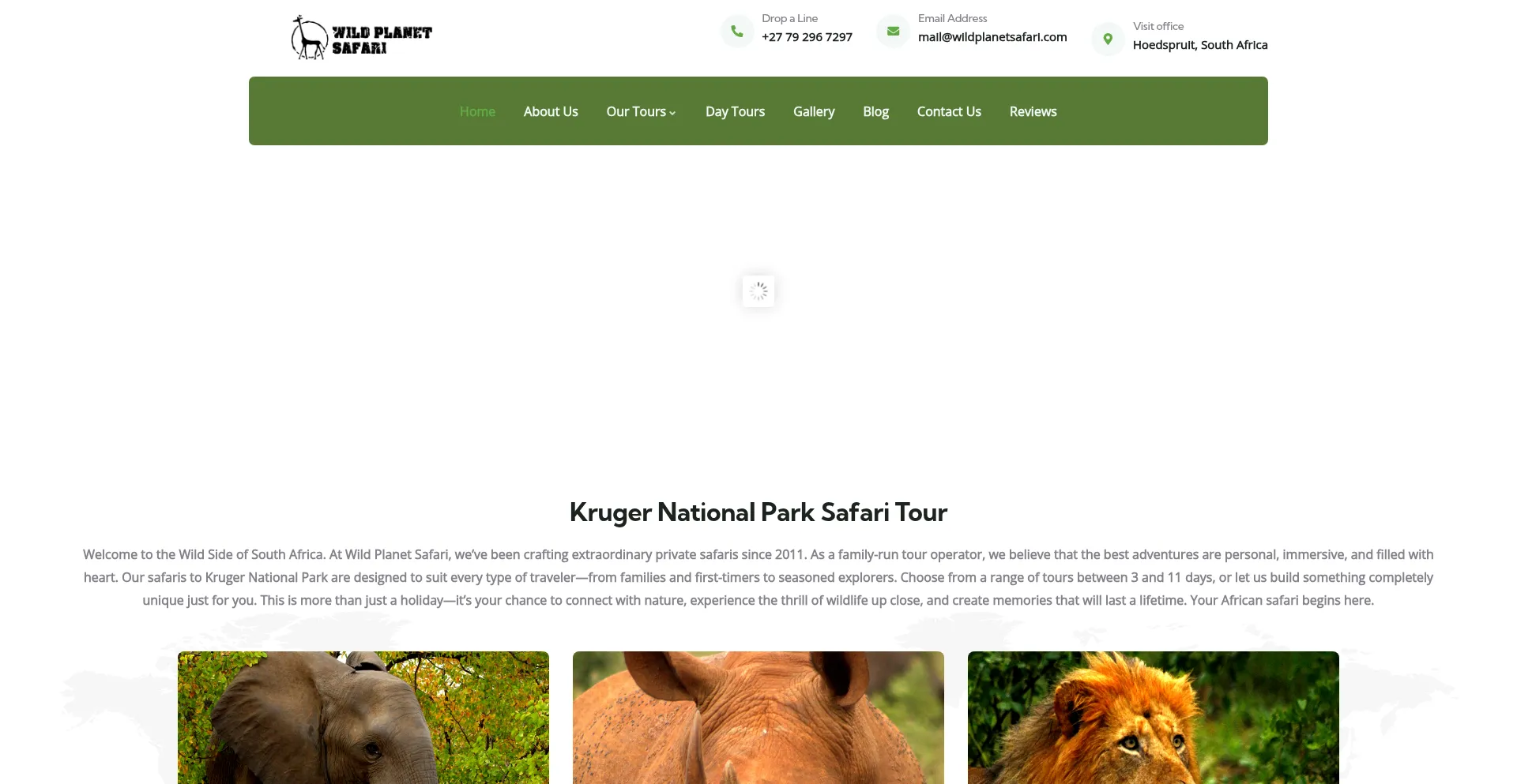 Wildplanetsafari.com