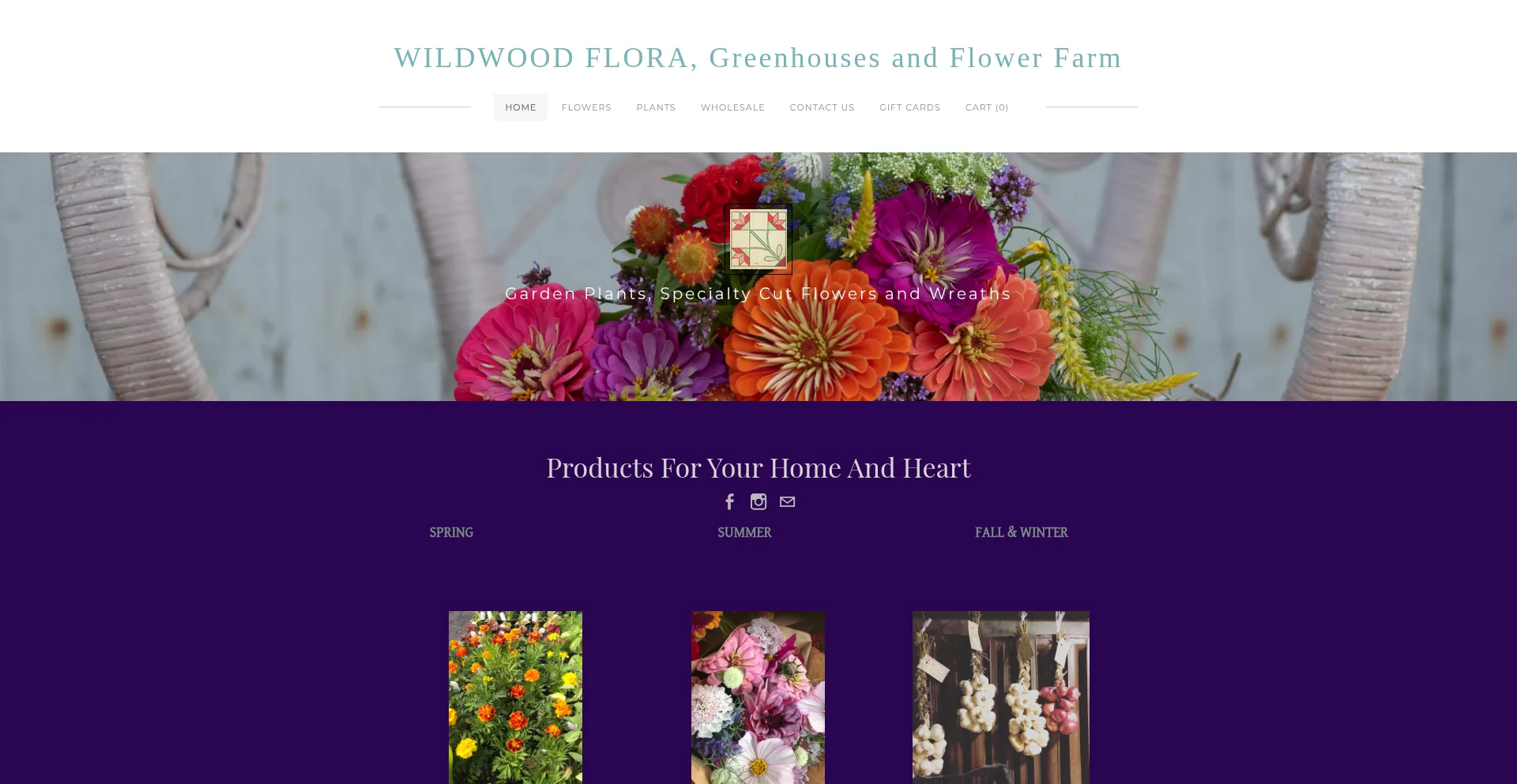 Wildwoodflora.com Screenshot