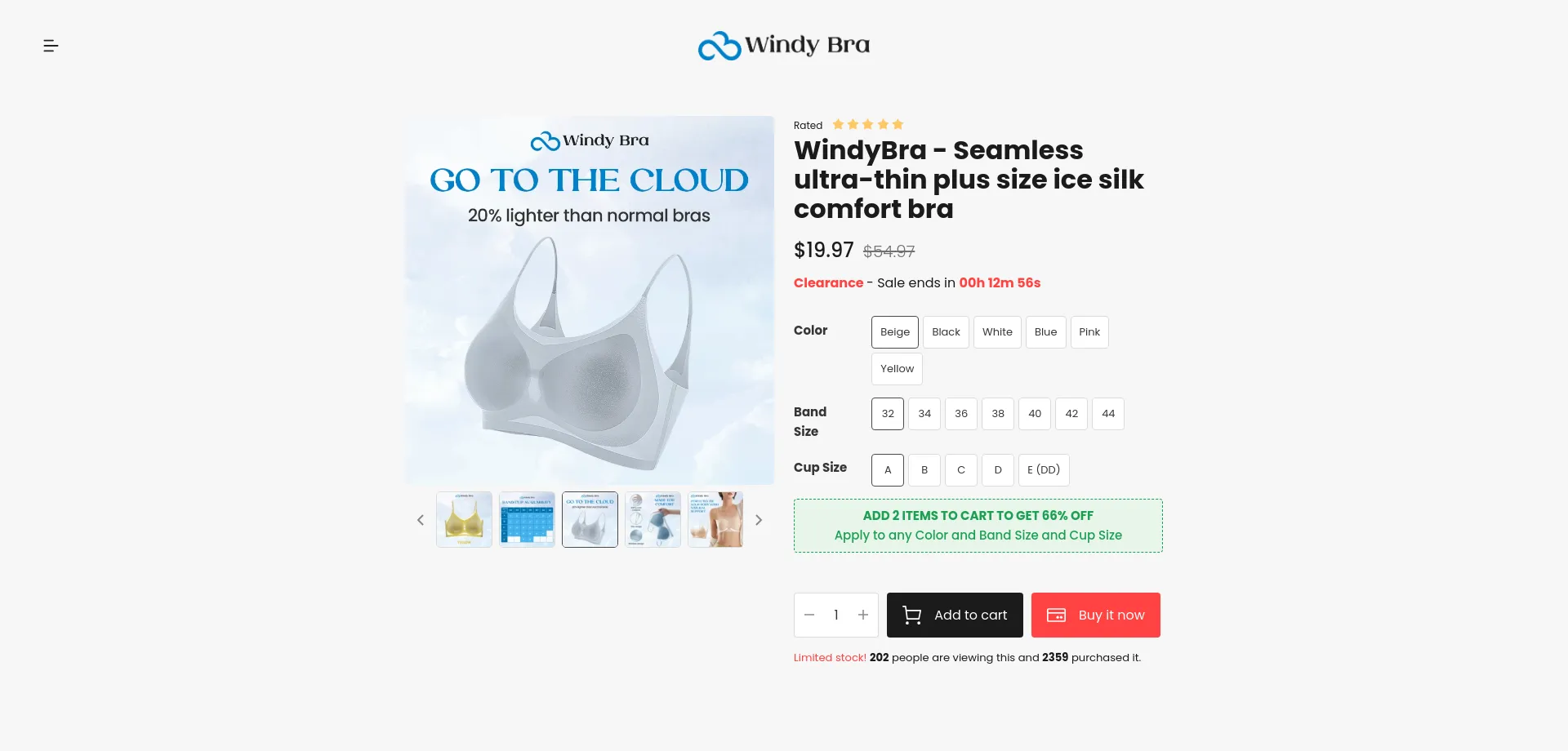 WindyBra - Seamless ultra-thin plus size ice silk comfort bra