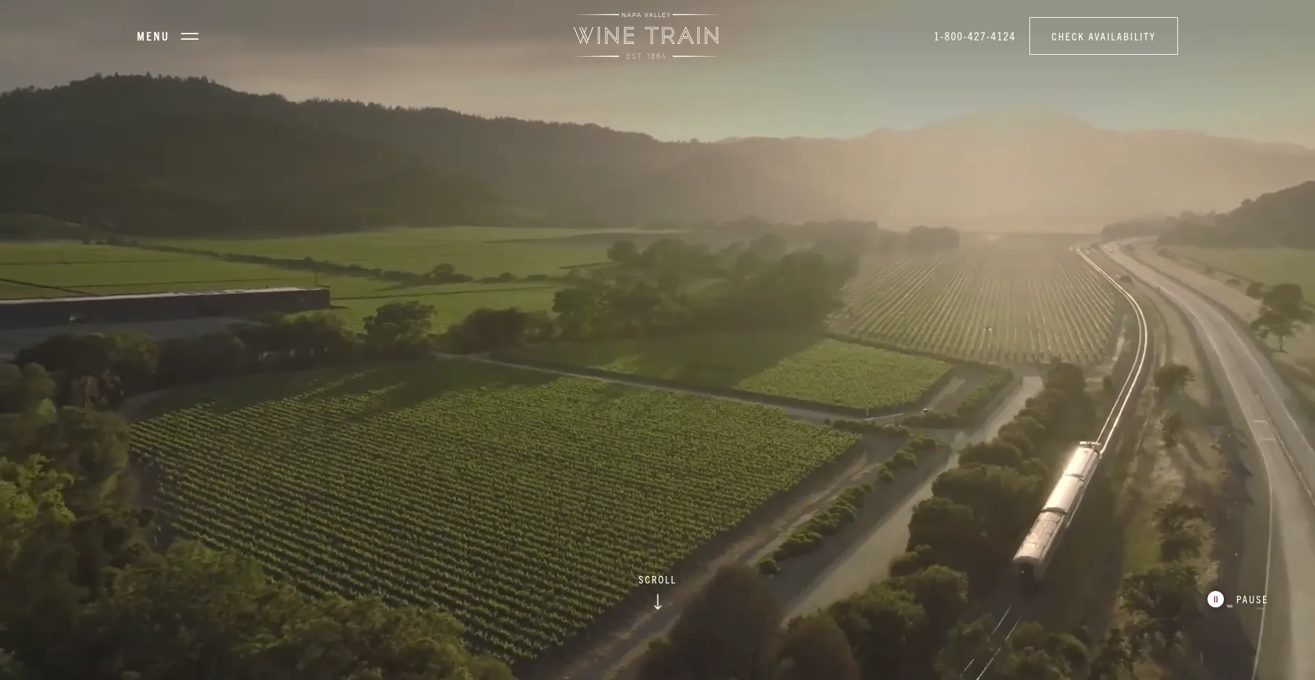 Winetrain.com Screenshot