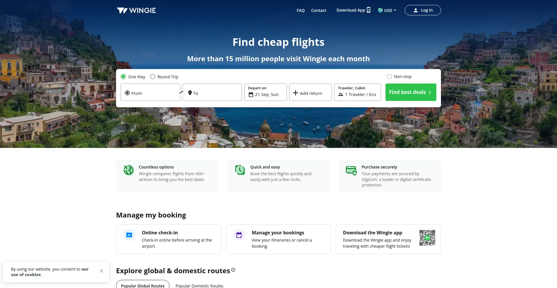 Wingie.com Screenshot