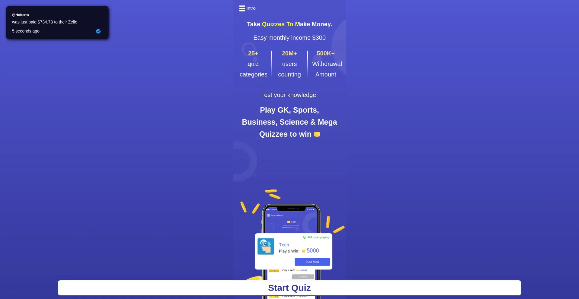 Website screenshot of Winsocial.top