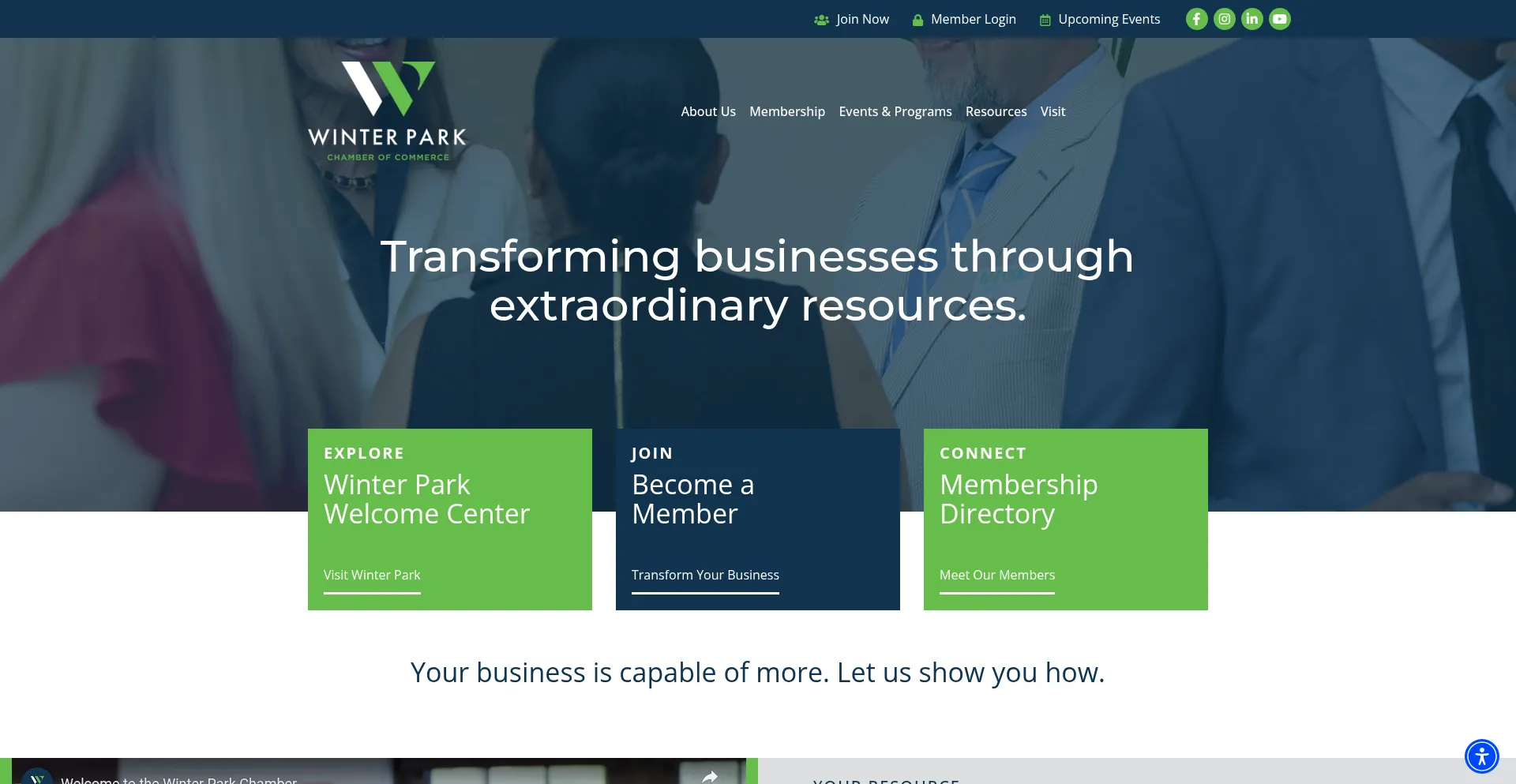 Winterpark.org Screenshot