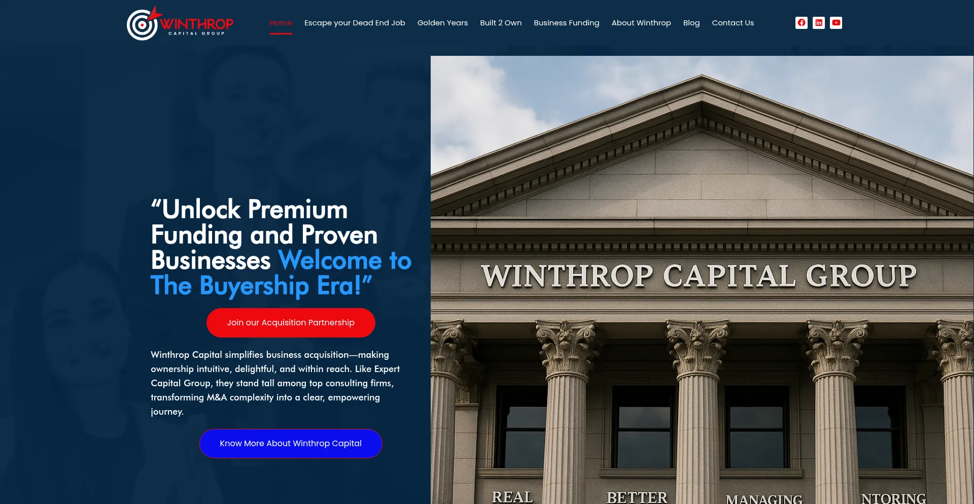 Winthropcapitalgroup.com Screenshot