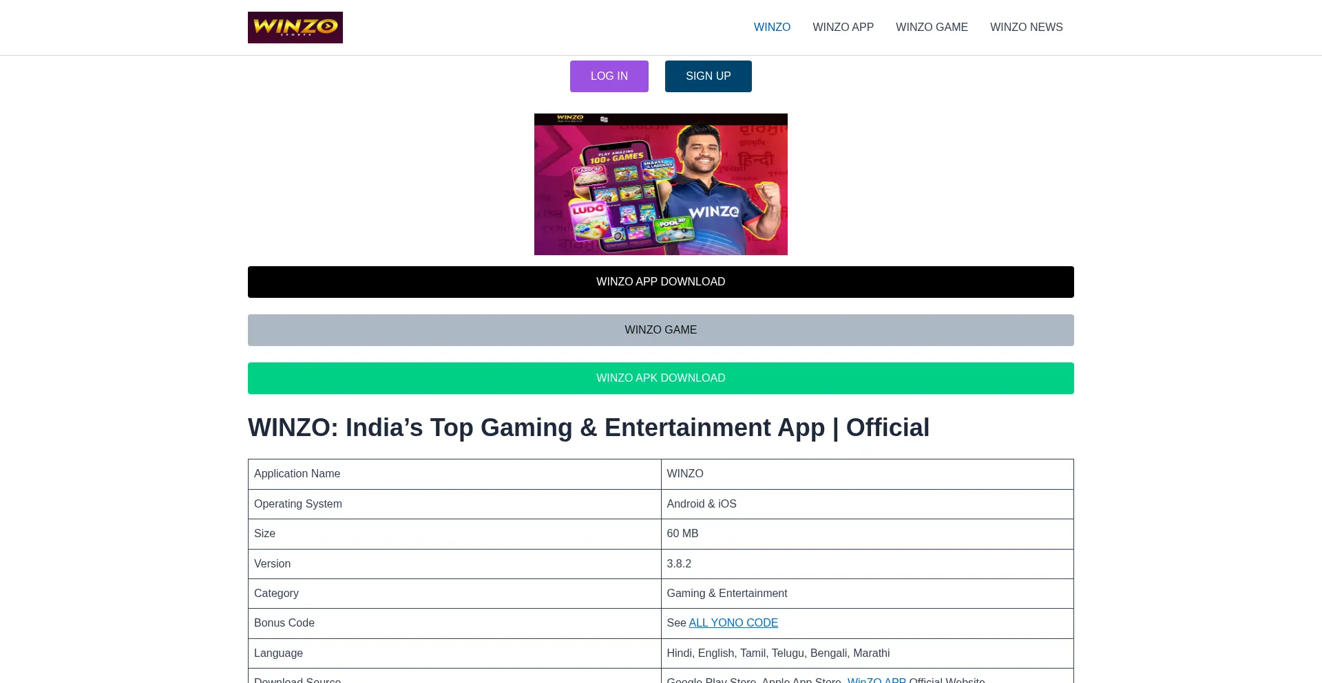 Winzo.dev