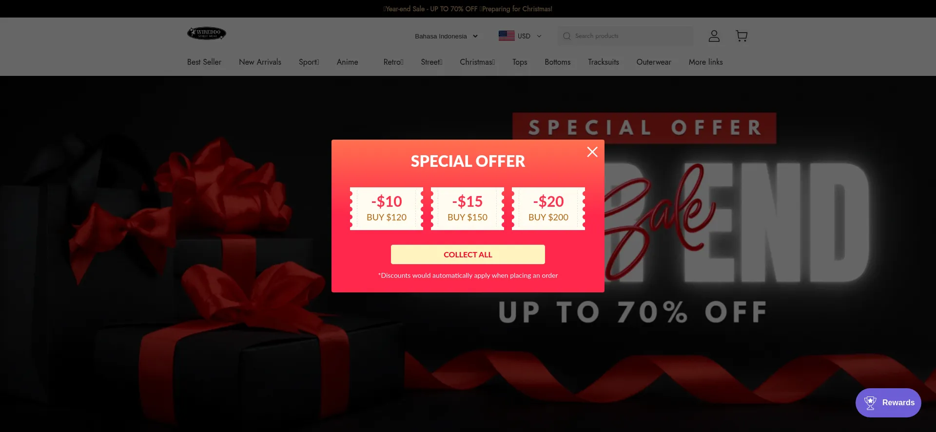 Website screenshot of Wireddo.com