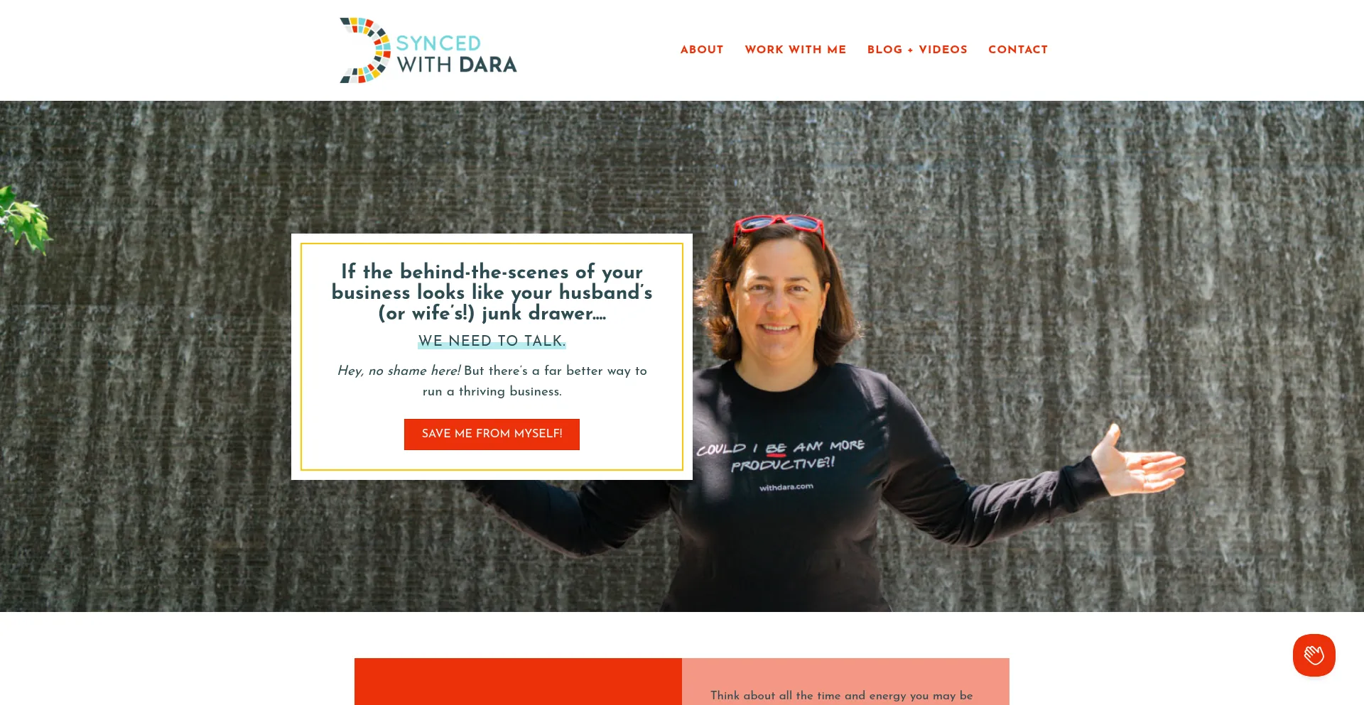 Website screenshot of Withdara.com