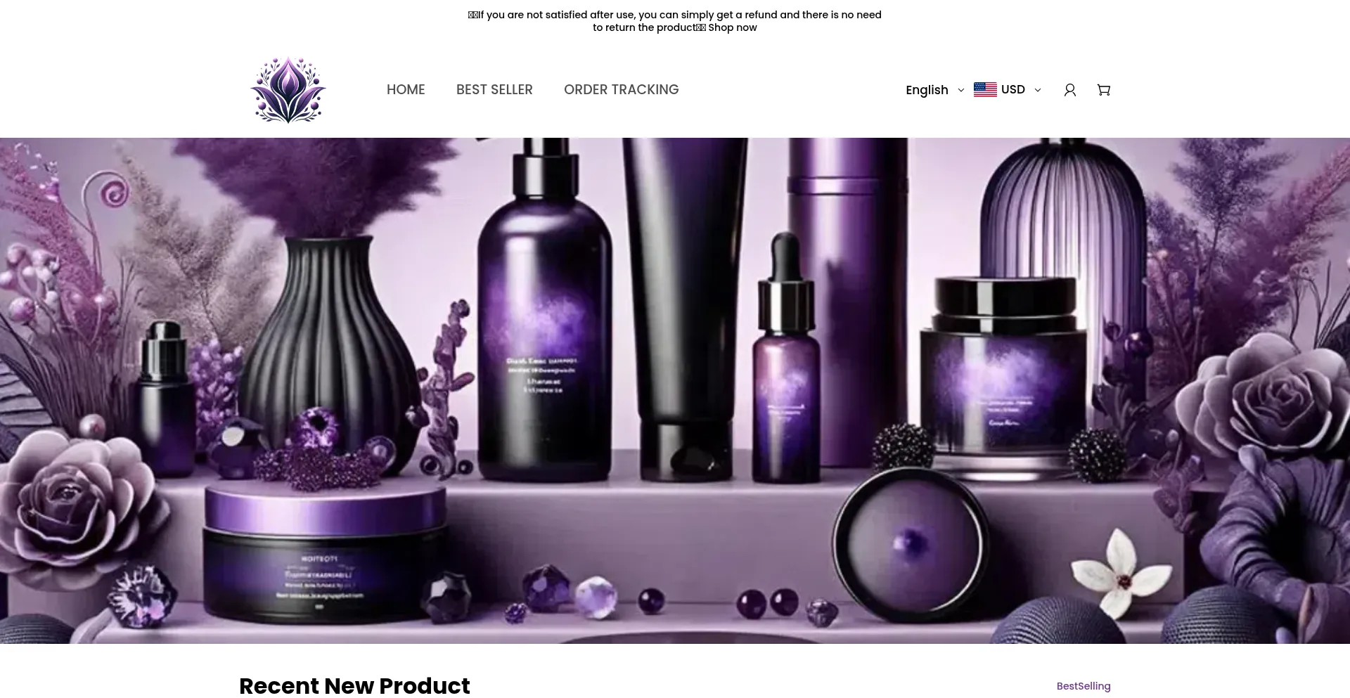Website screenshot of Wivmuo.shop