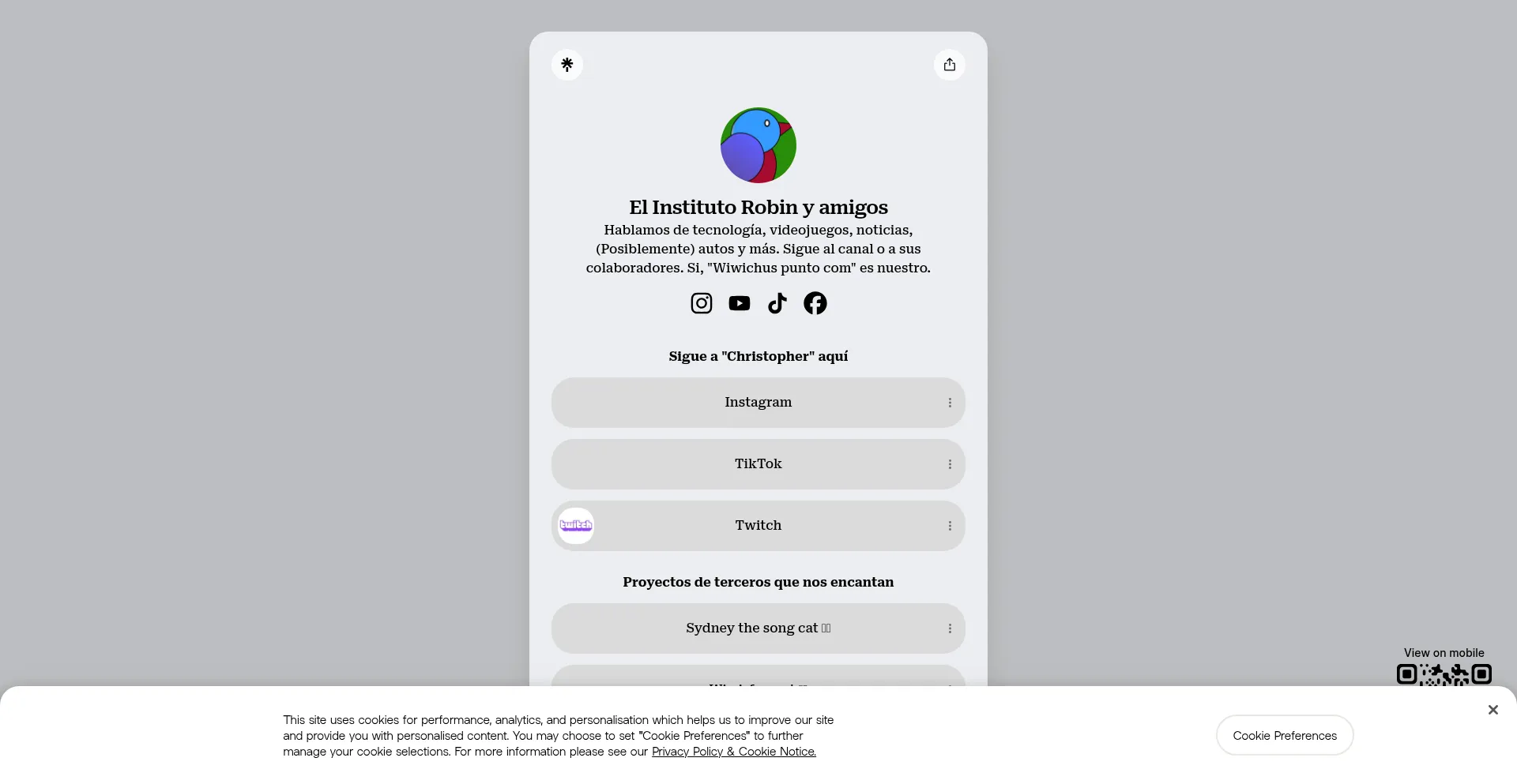 Wiwichus.com Screenshot