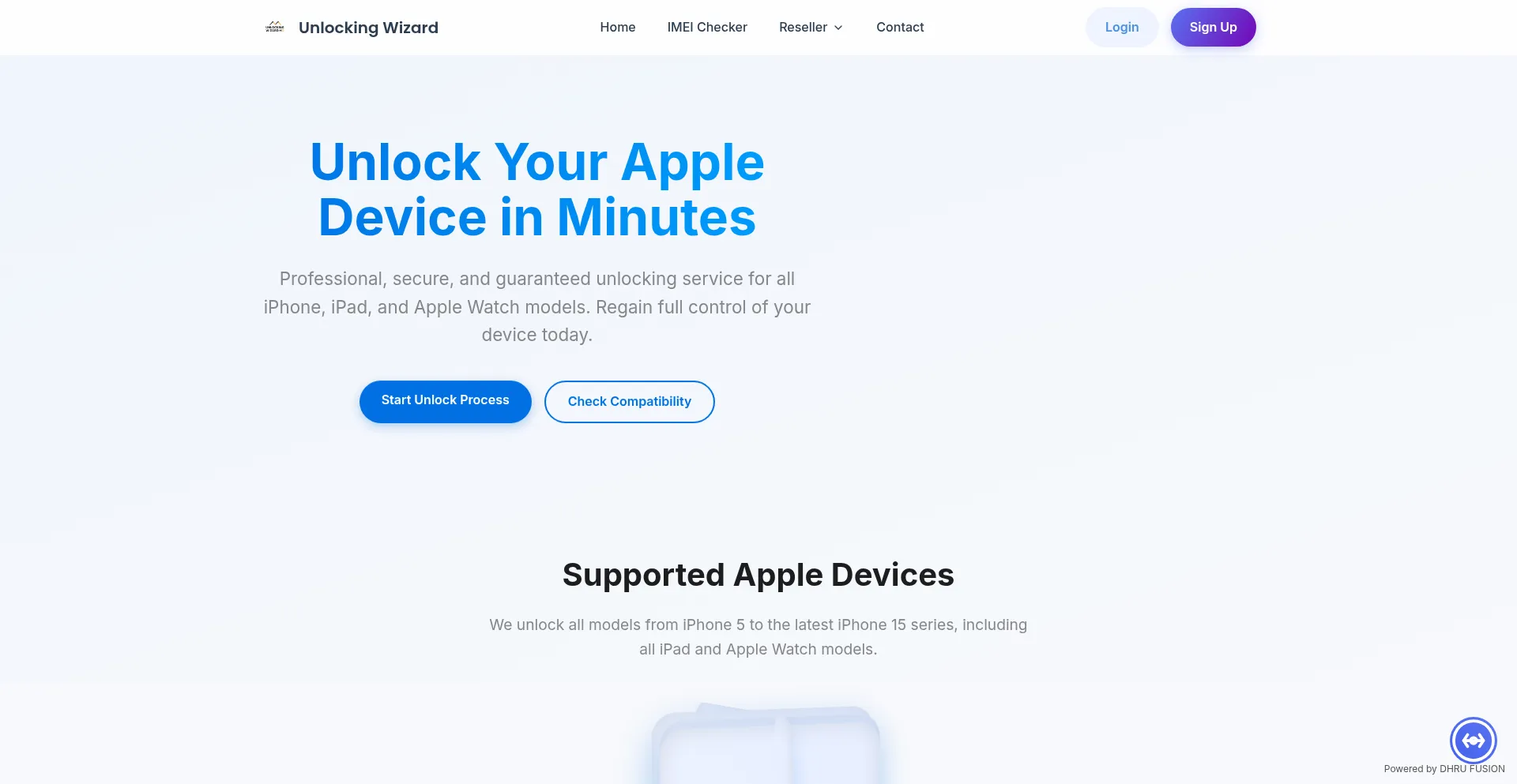 Website screenshot of Wizardmhq.com