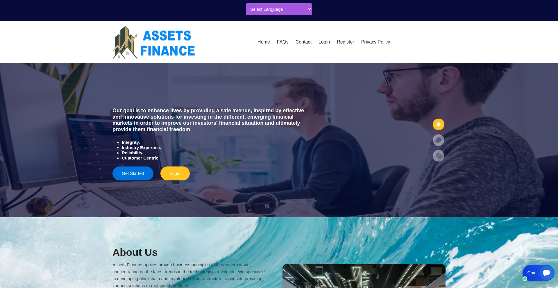 Website screenshot of Wmnast.com