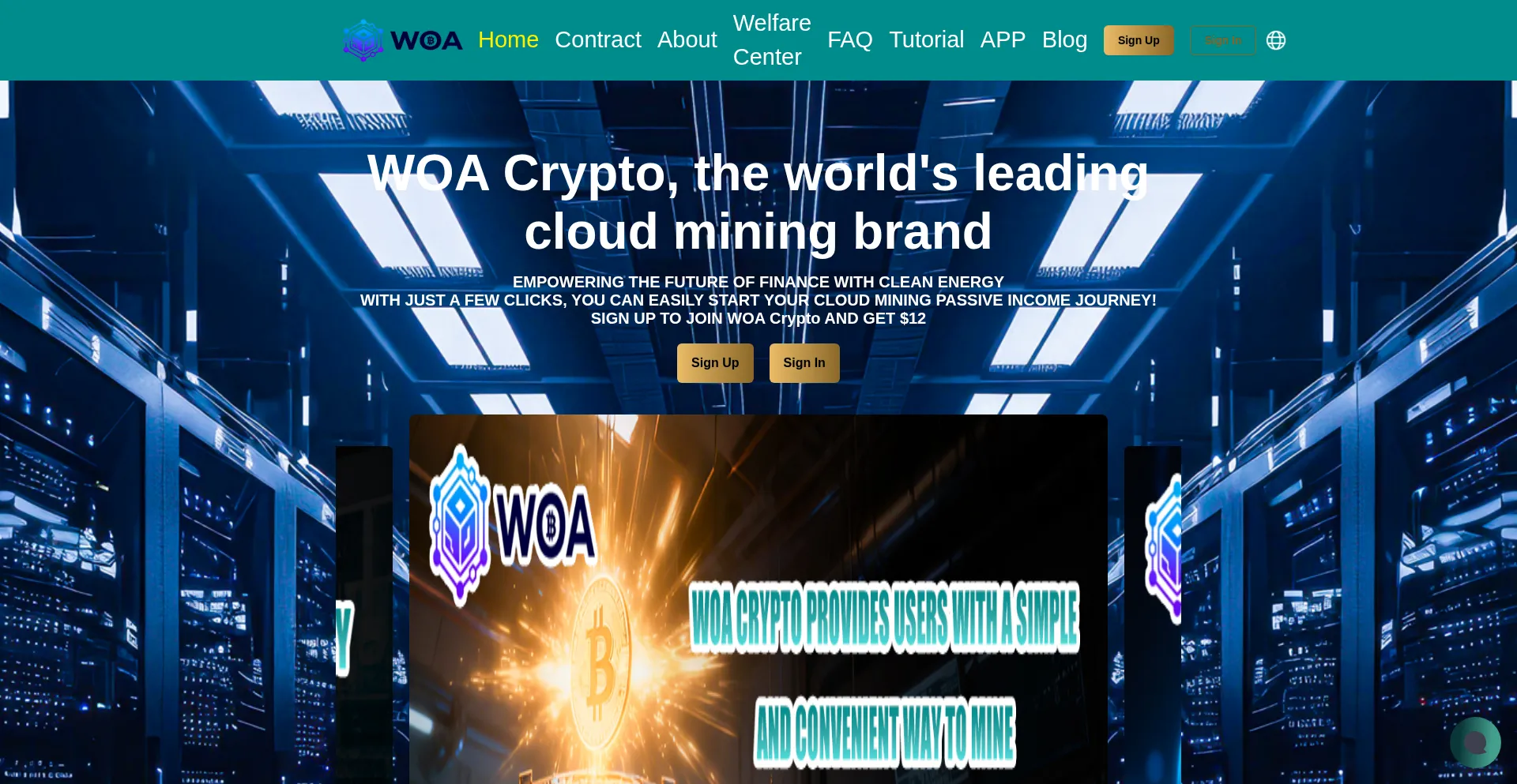Woacrypto.com Screenshot