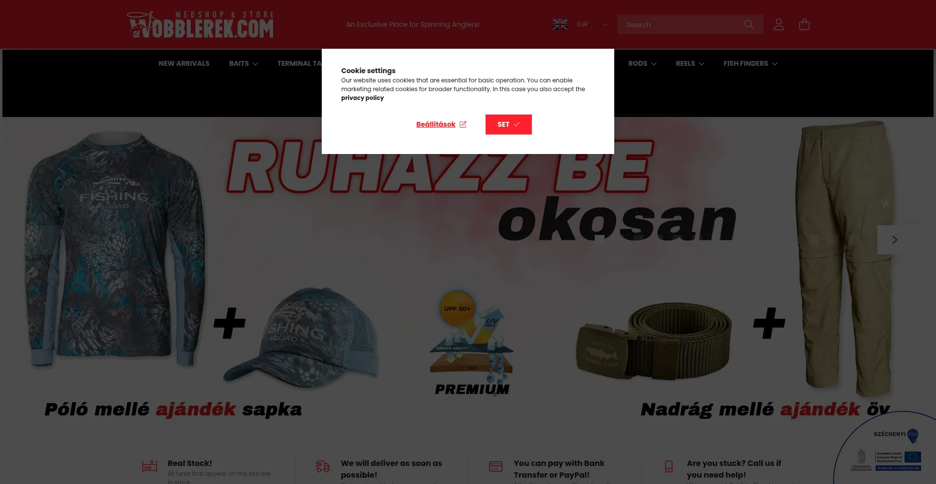 Website screenshot of Wobblerek.com