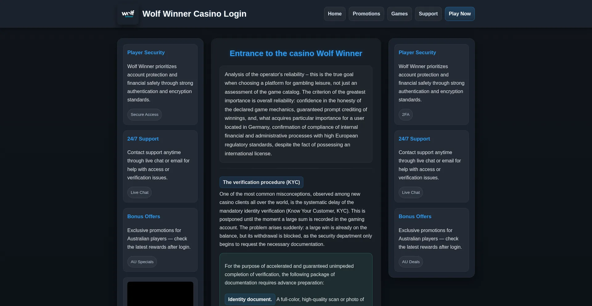 Wolfwinnercasinoau.com
