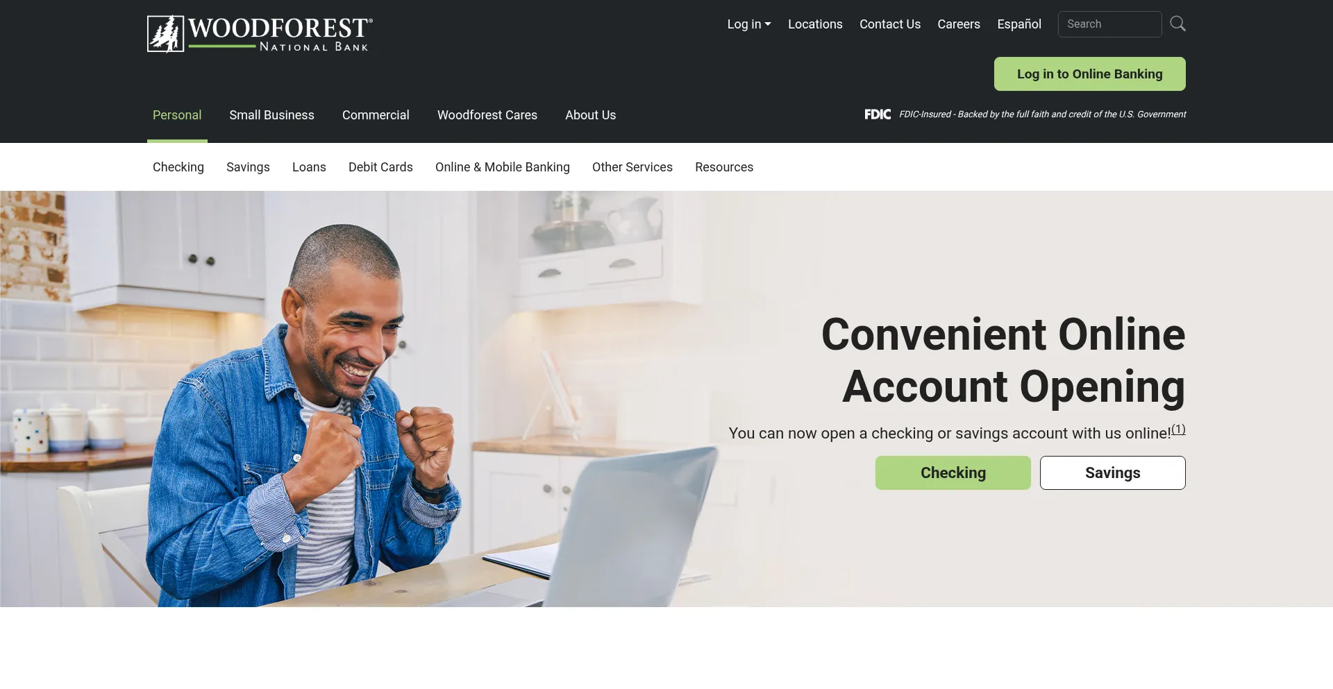 Woodforest.com Screenshot
