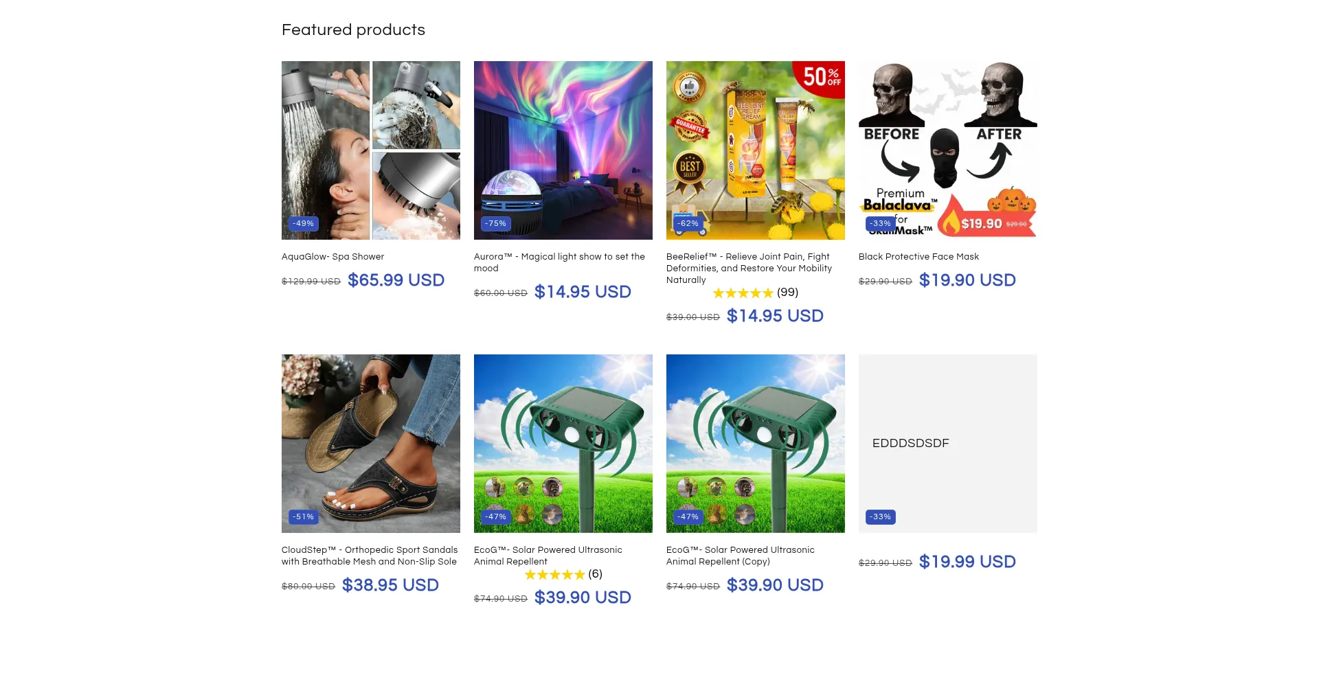 Website screenshot of Wopimart.com