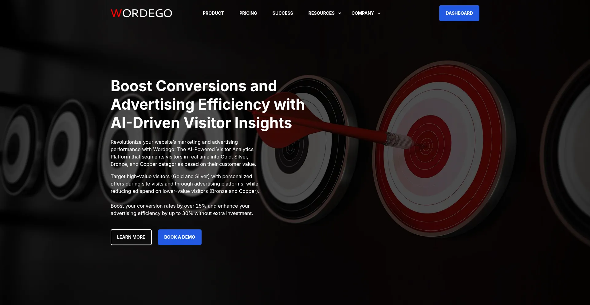 Website screenshot of Wordego.com
