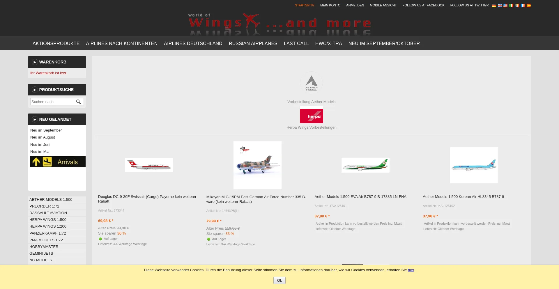 World-of-wings.eu Screenshot