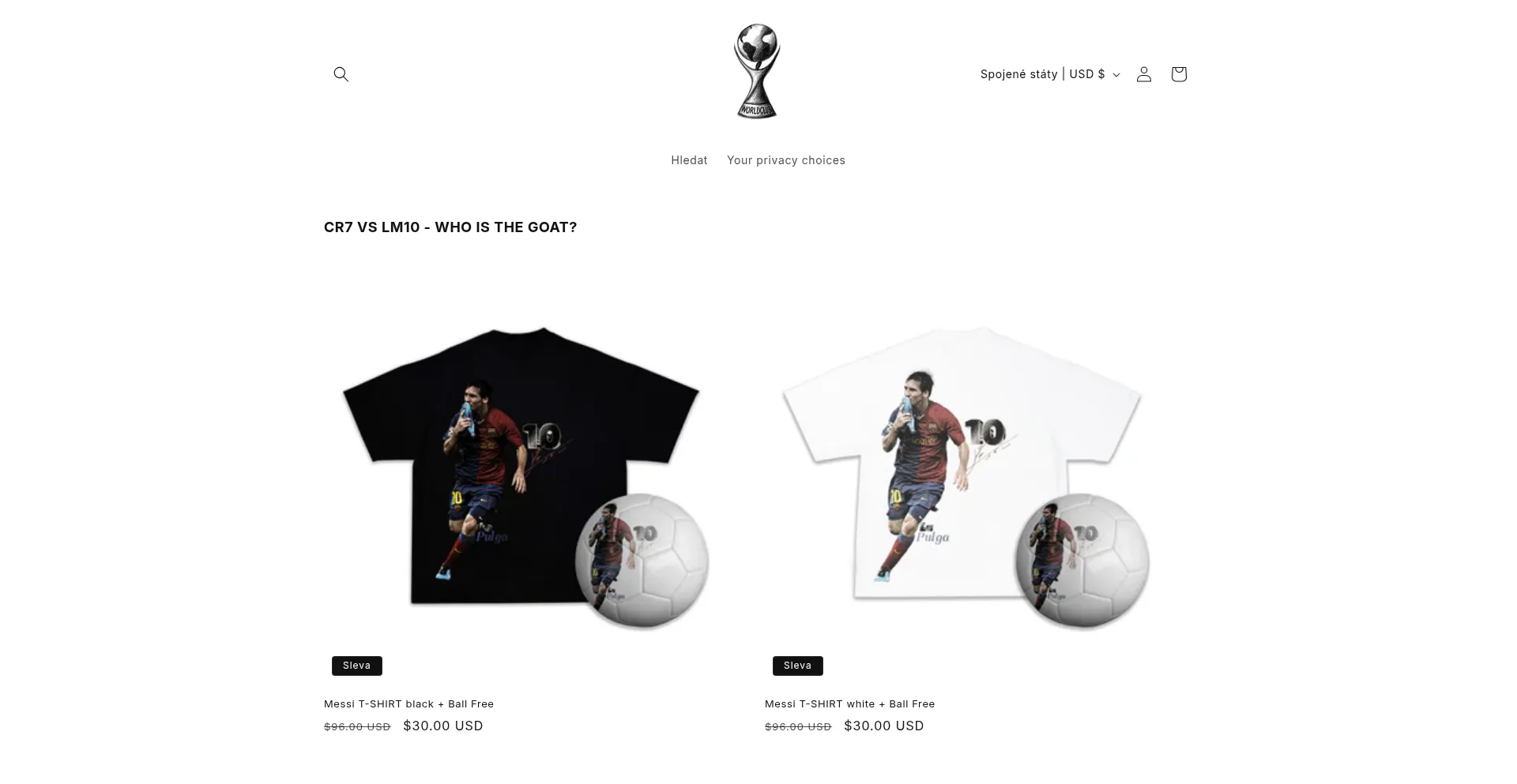 Website screenshot of Worldclub.shop
