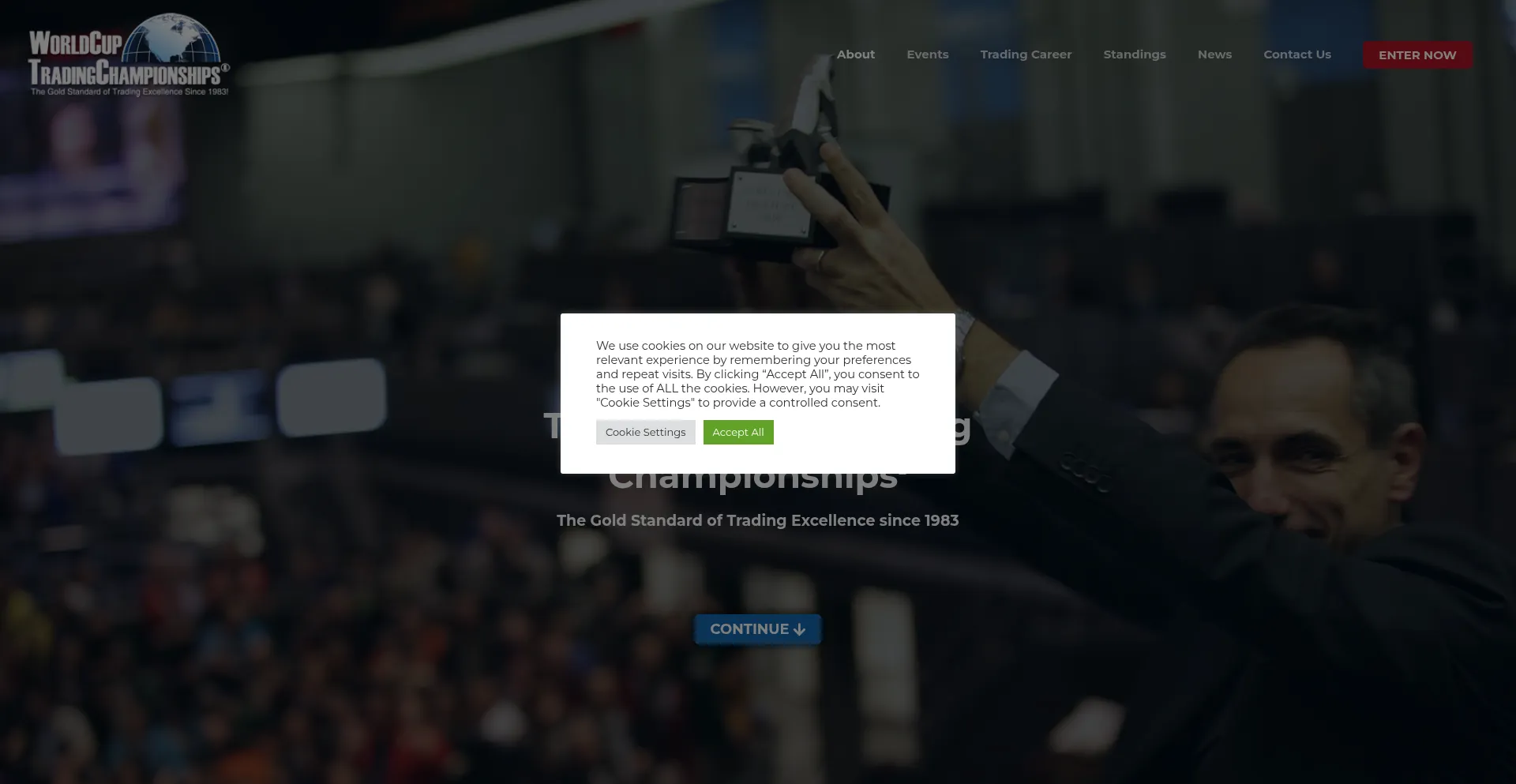 Website screenshot of Worldcupchampionships.com