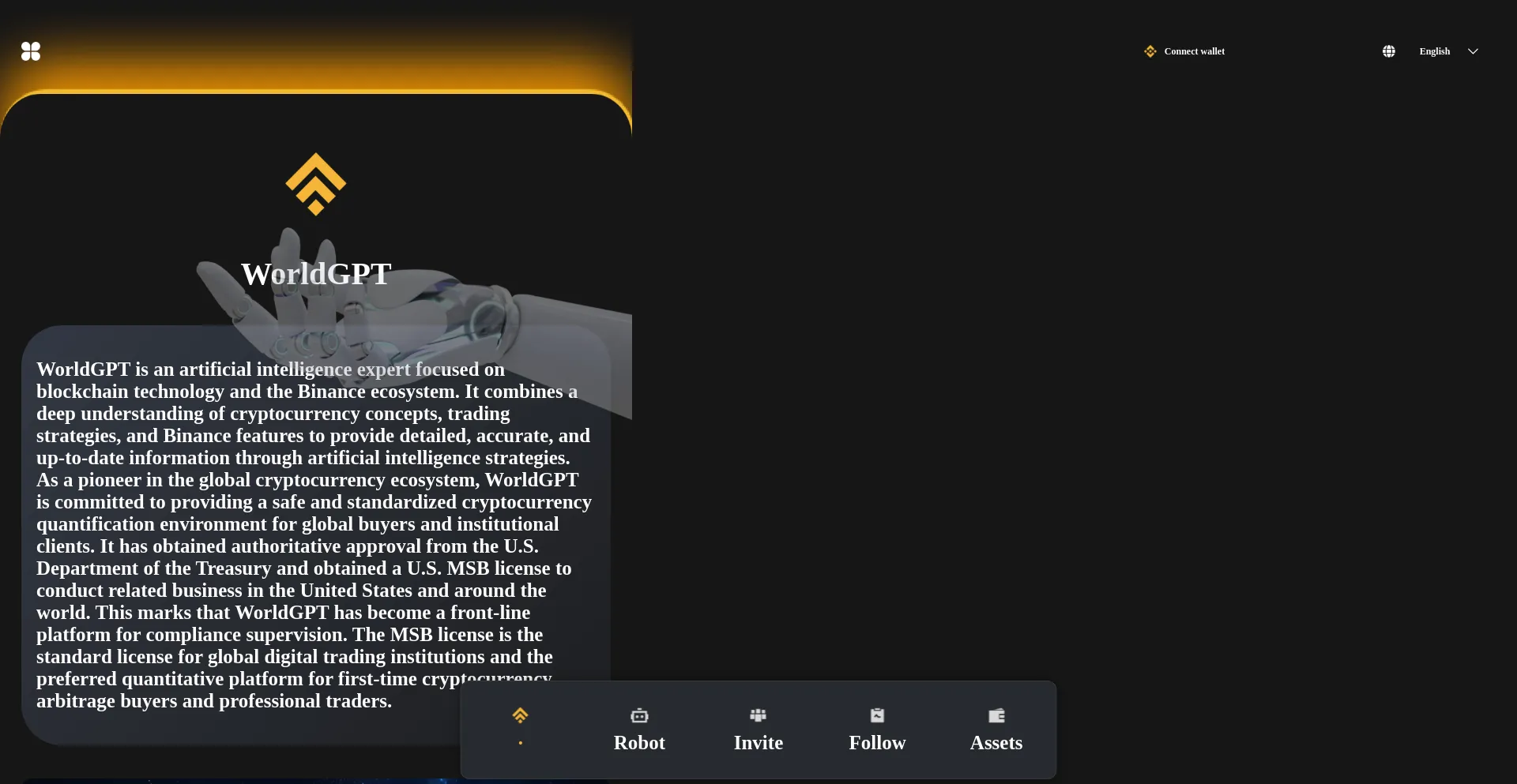 Website screenshot of Worldgpt.club