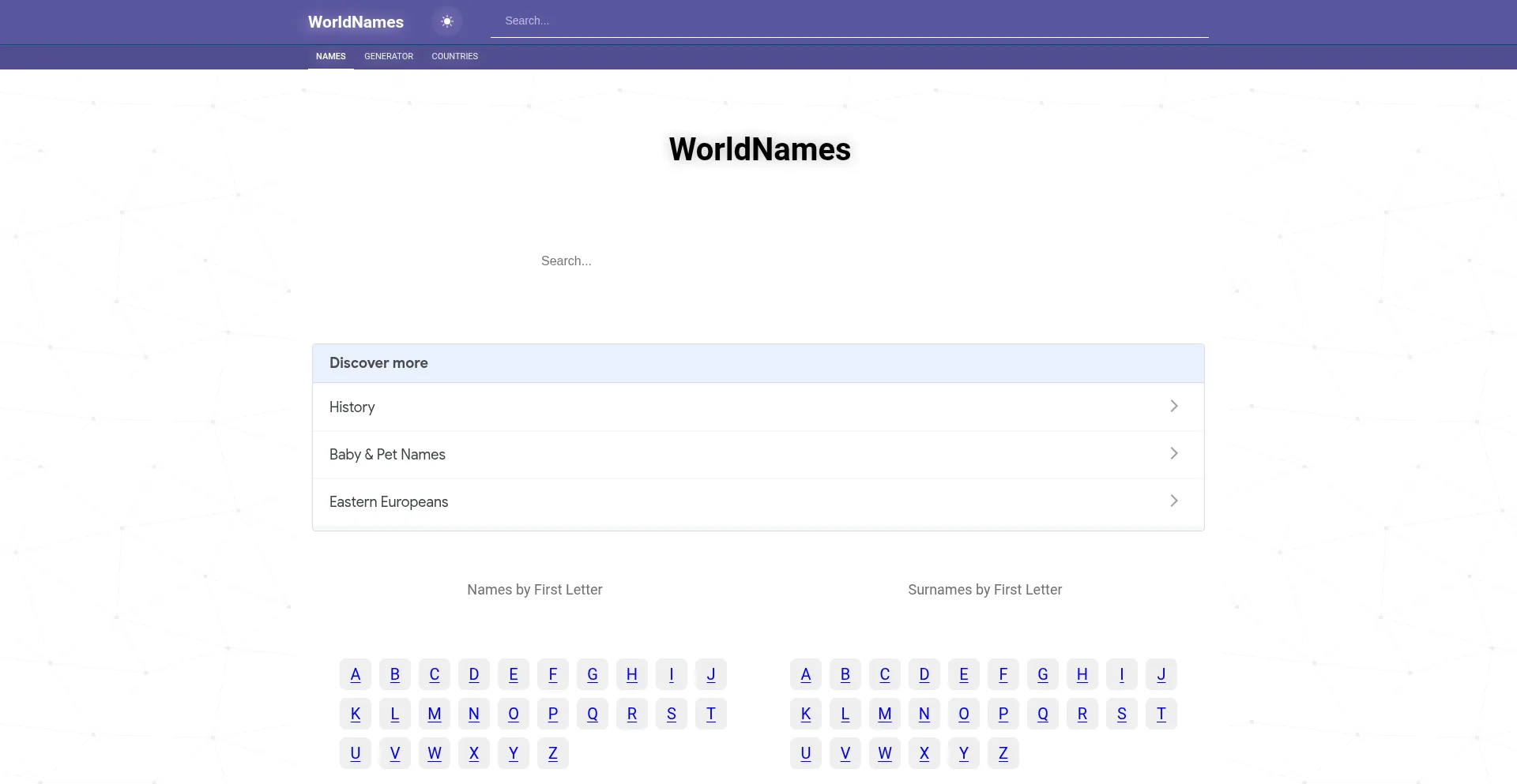 Worldnames.xyz