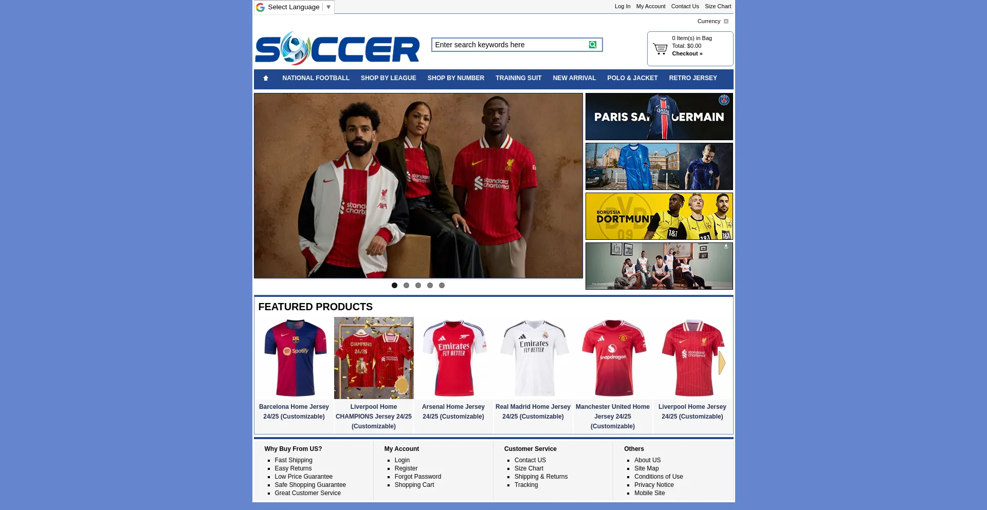 Website screenshot of Worldsoccerkk.com