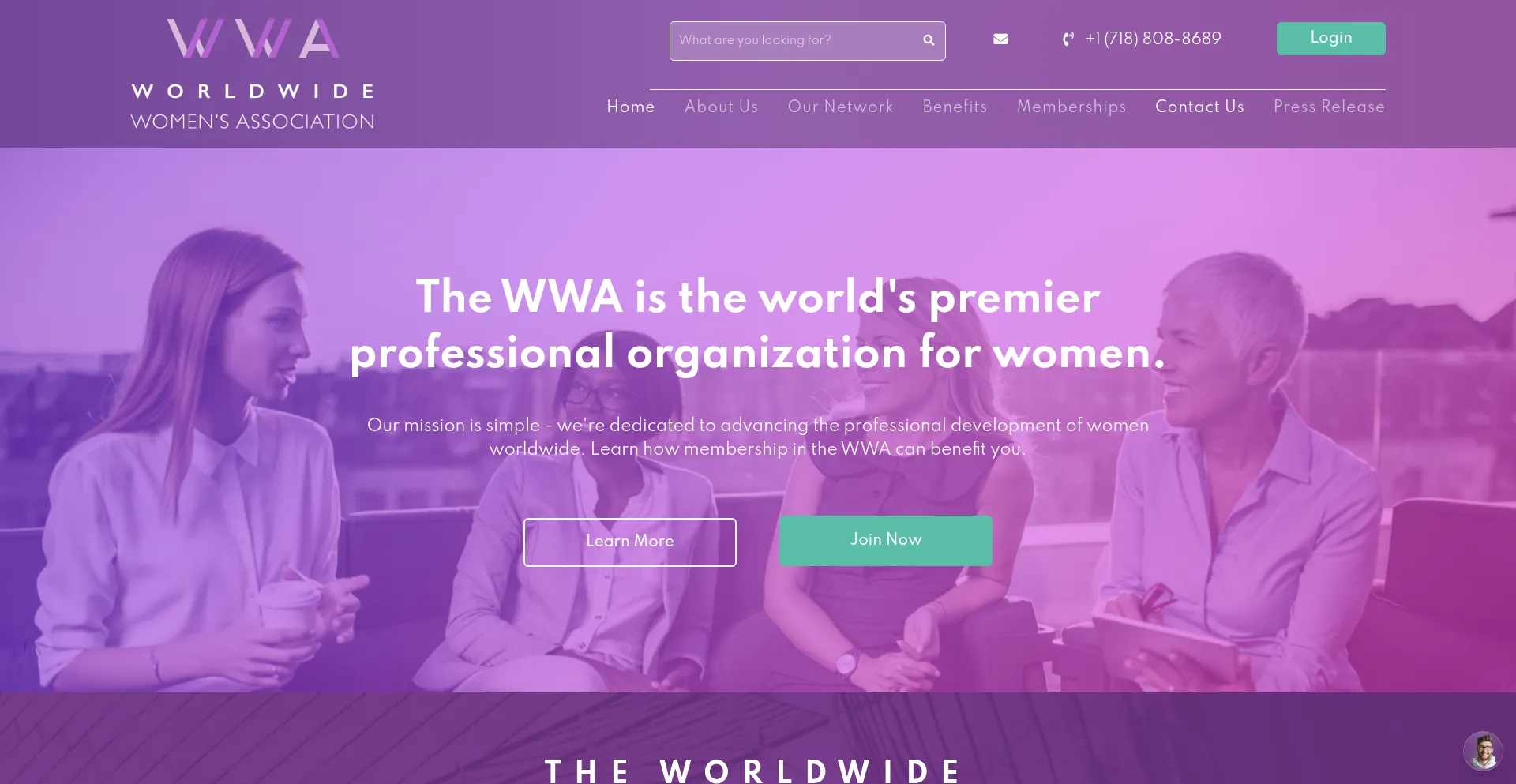 Worldwidewomensassociation.com Screenshot