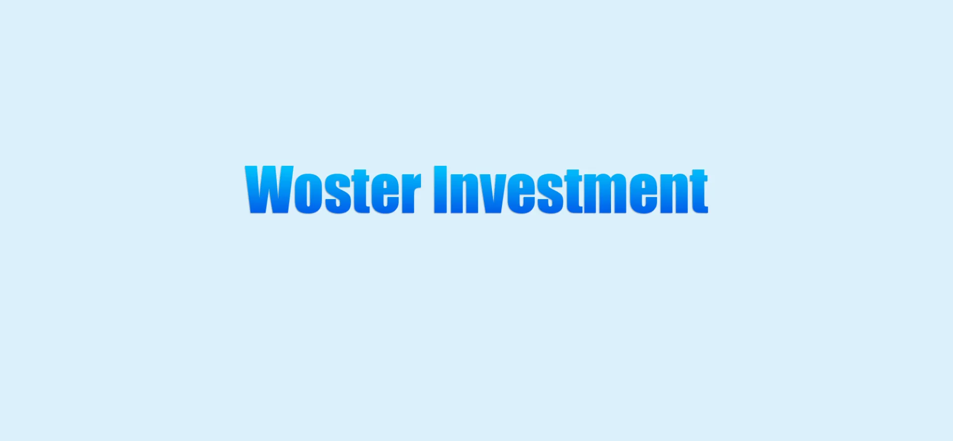 Wosterinvestment.com