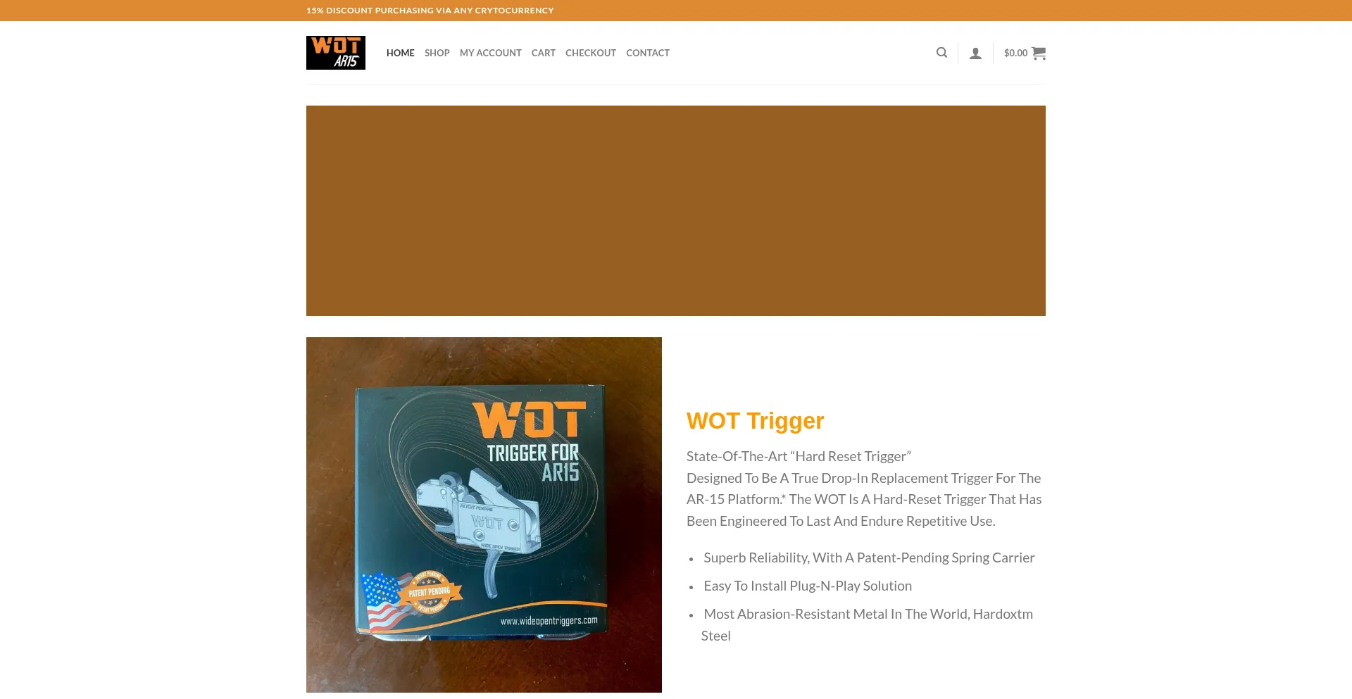 Website screenshot of Wot-trigger.com