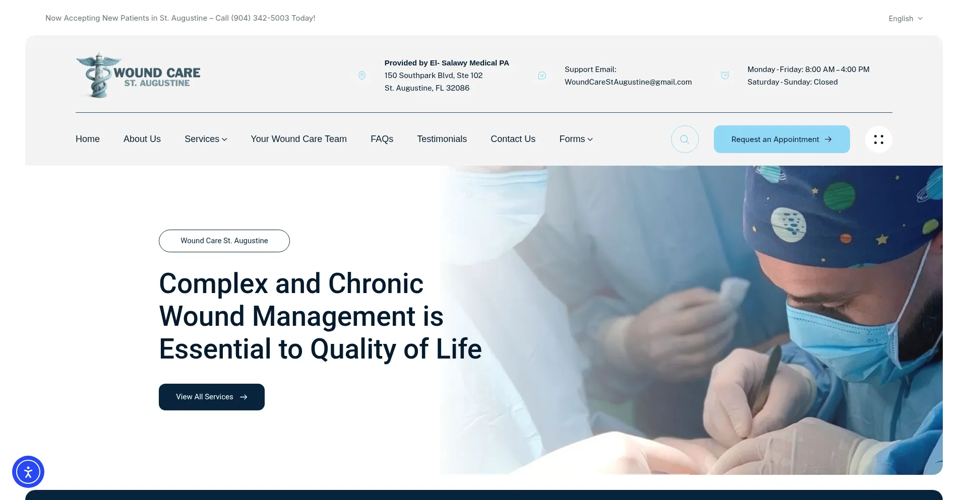 Woundcarestaugustine.com