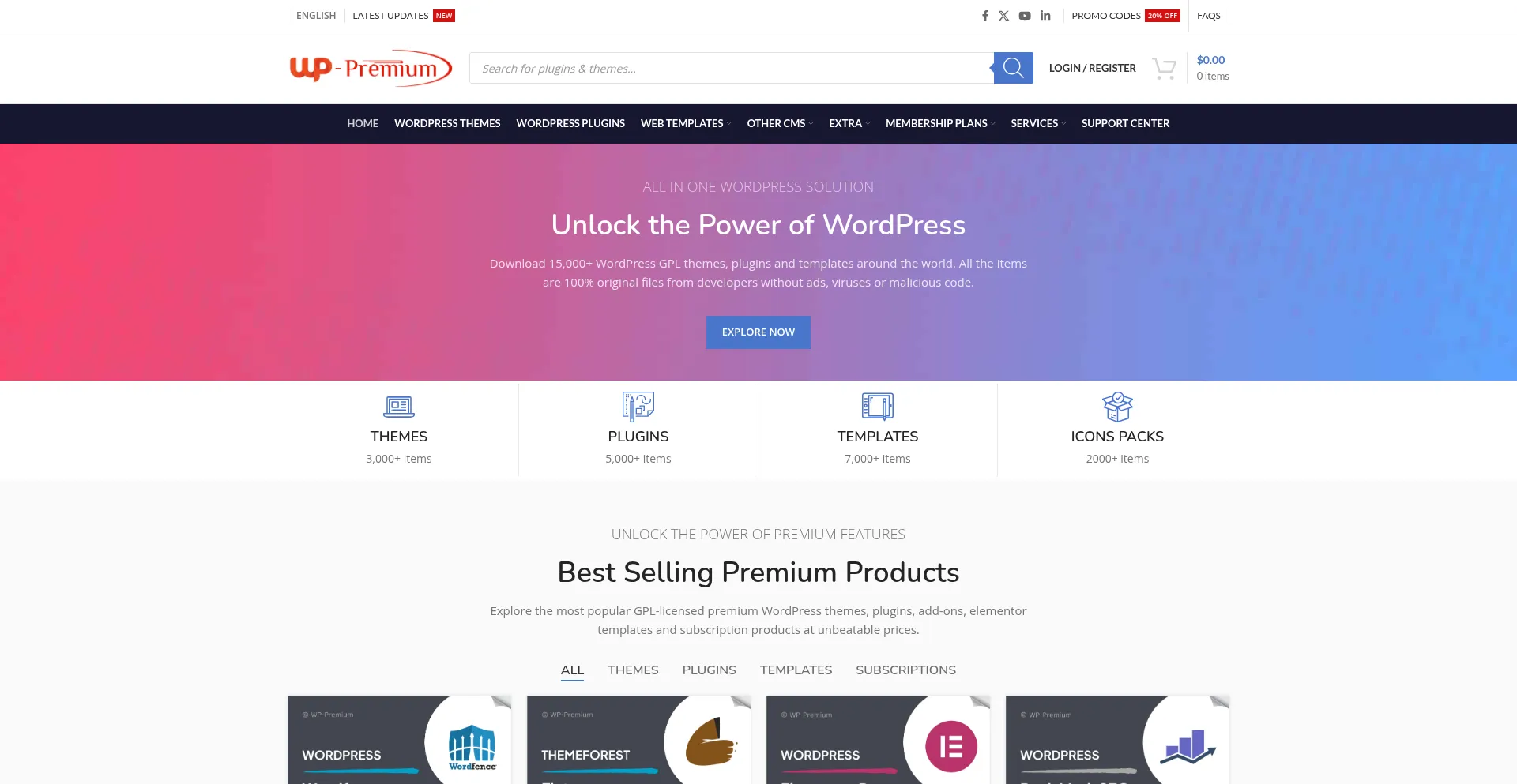 Wp-premium.org Screenshot