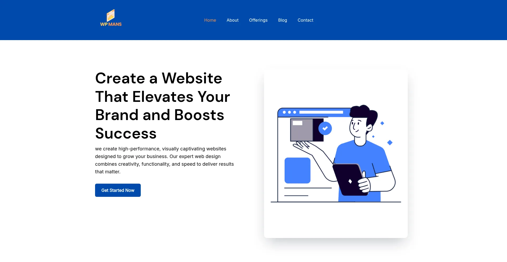 Wpmans.com Screenshot